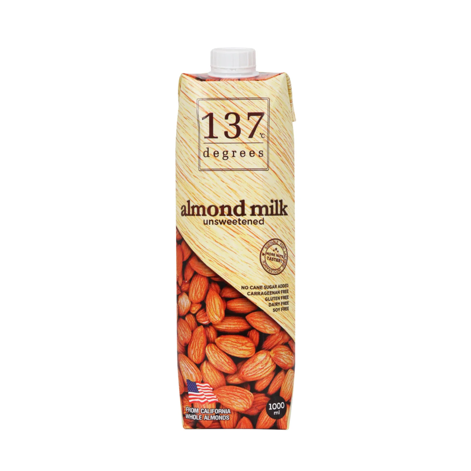 137 Degrees Unsweetened Almond Milk 1L - Image 2
