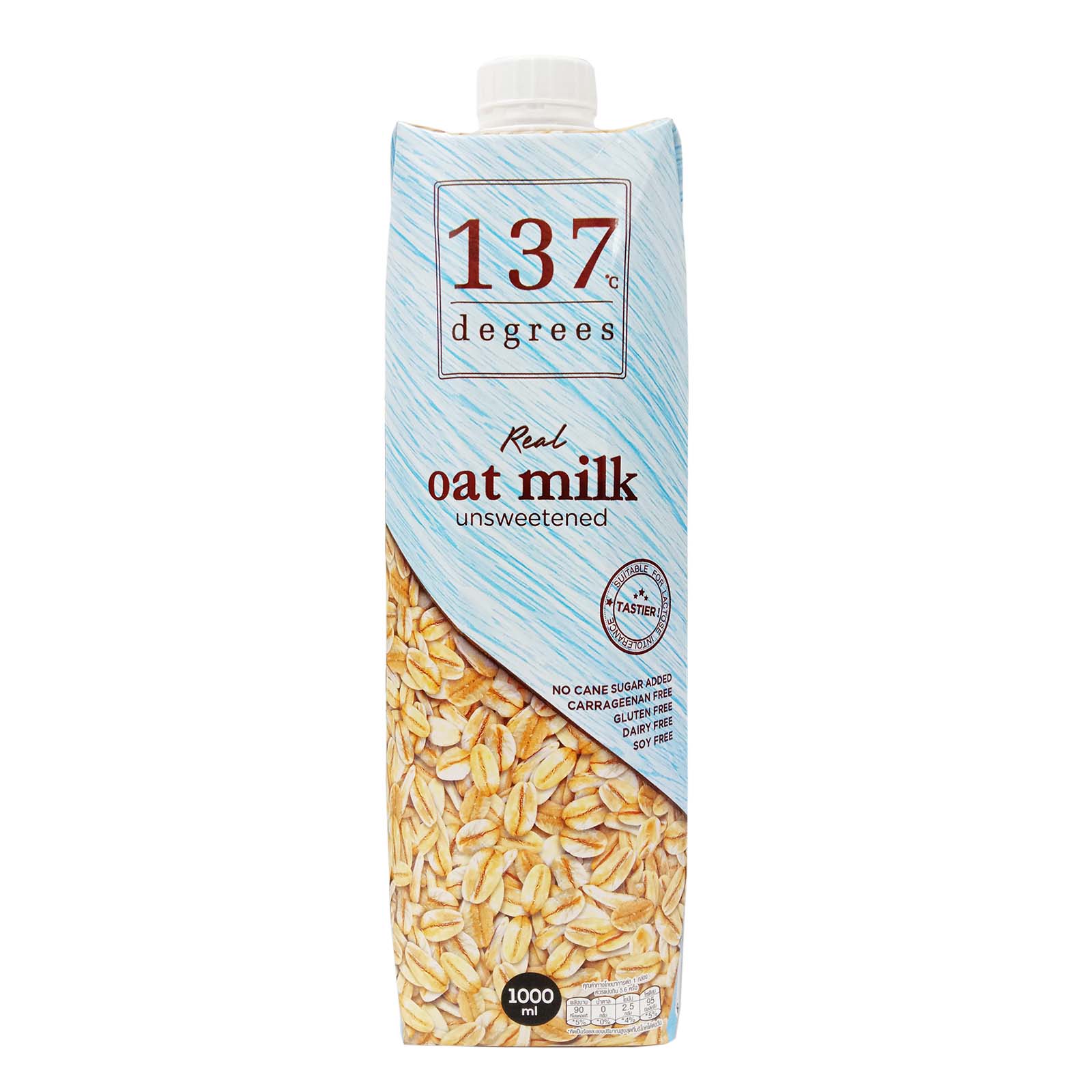 137 Degrees Unsweetened Oat Milk Drink 1L - Image 2