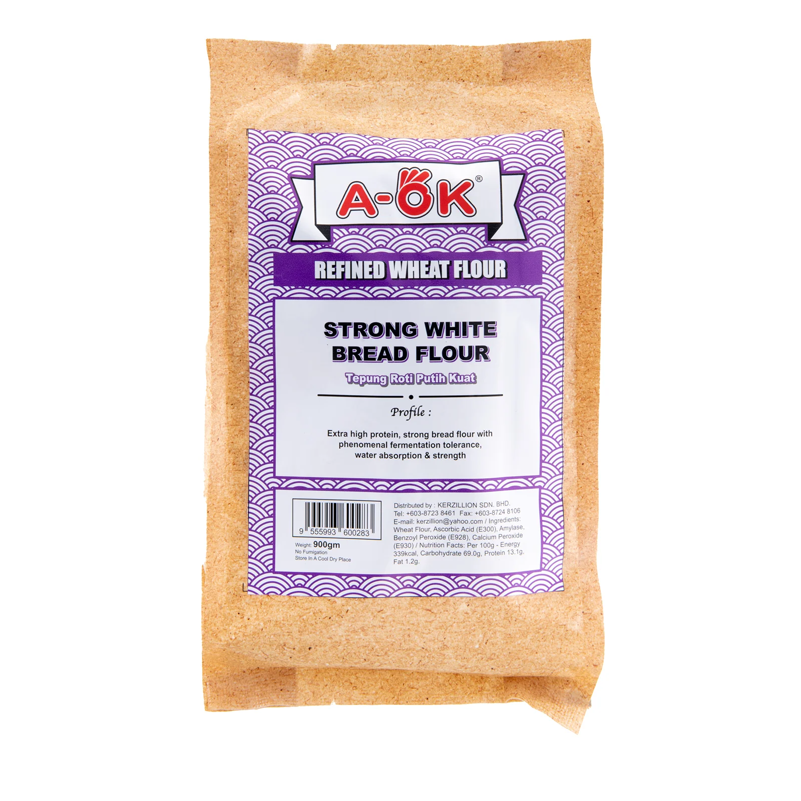 A-Ok Strong Bread White Bread Flour 900g - Image 2