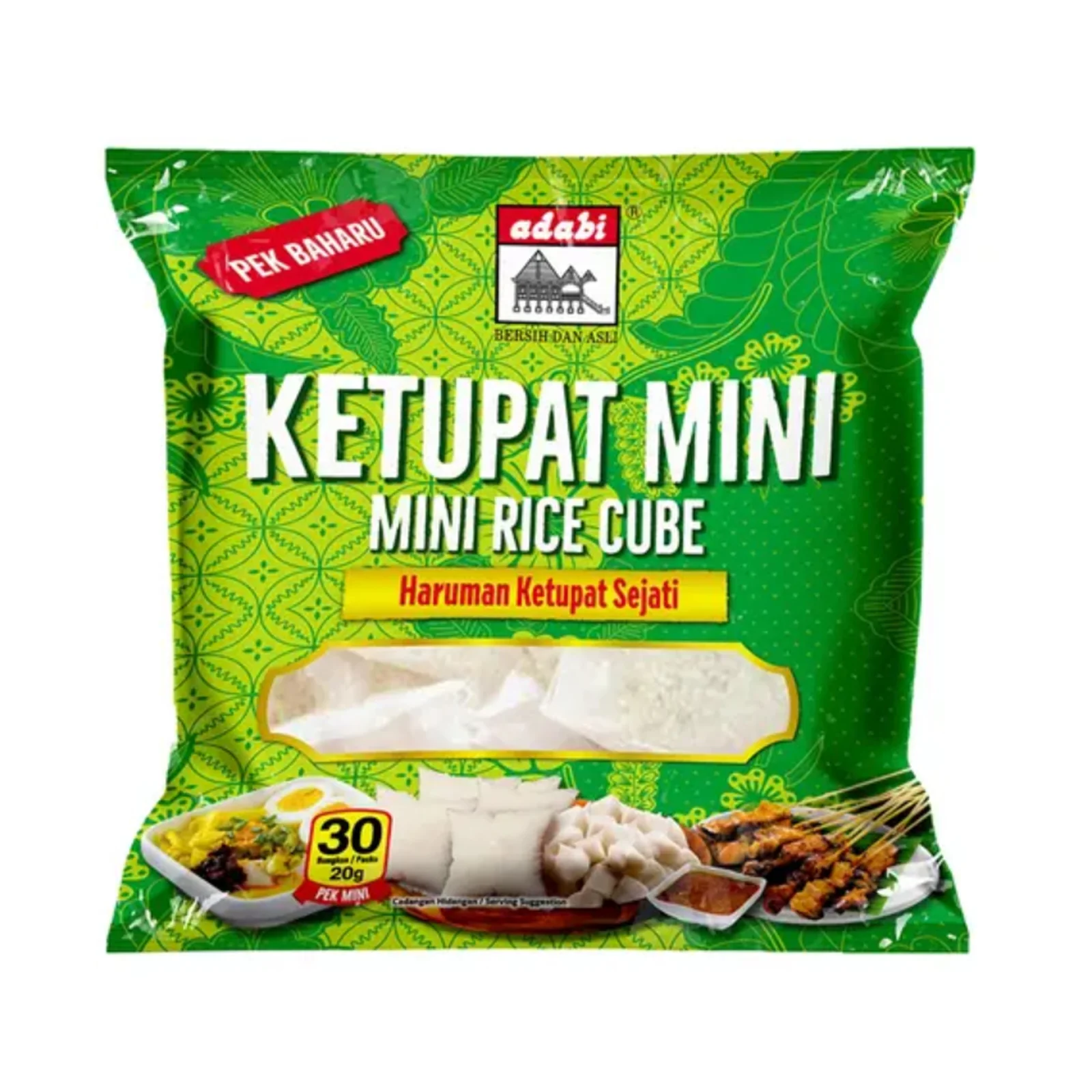 Adabi Mini Rice Cubes (Ketupat Mini) 20g x 30 - Image 2