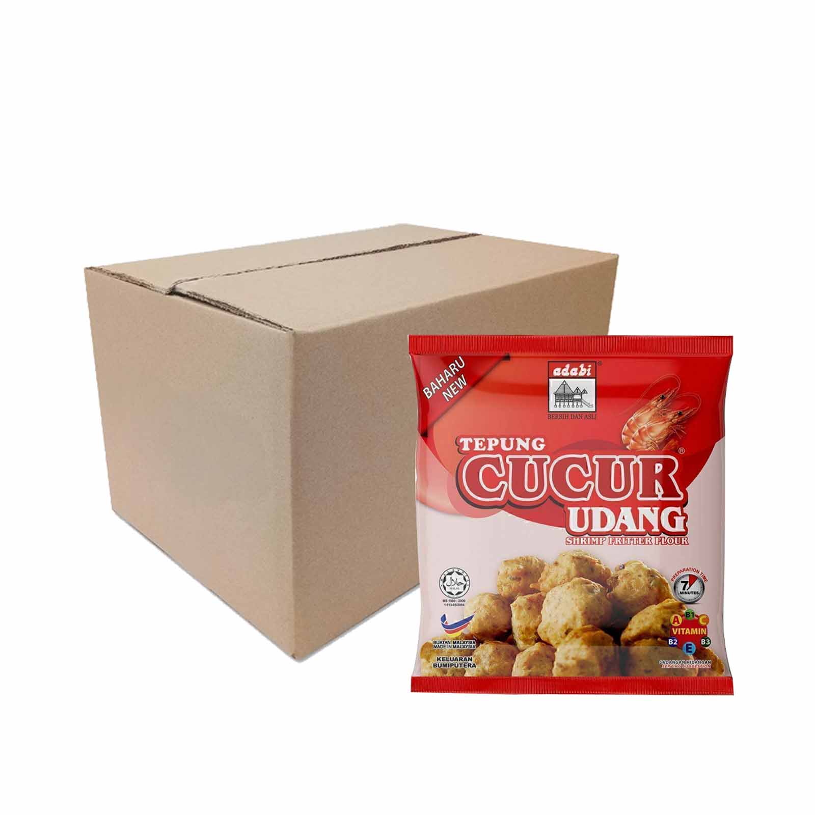 Adabi Tepung Cucur Udang (Prawn Fritter Flour Mix) 200g - Image 2