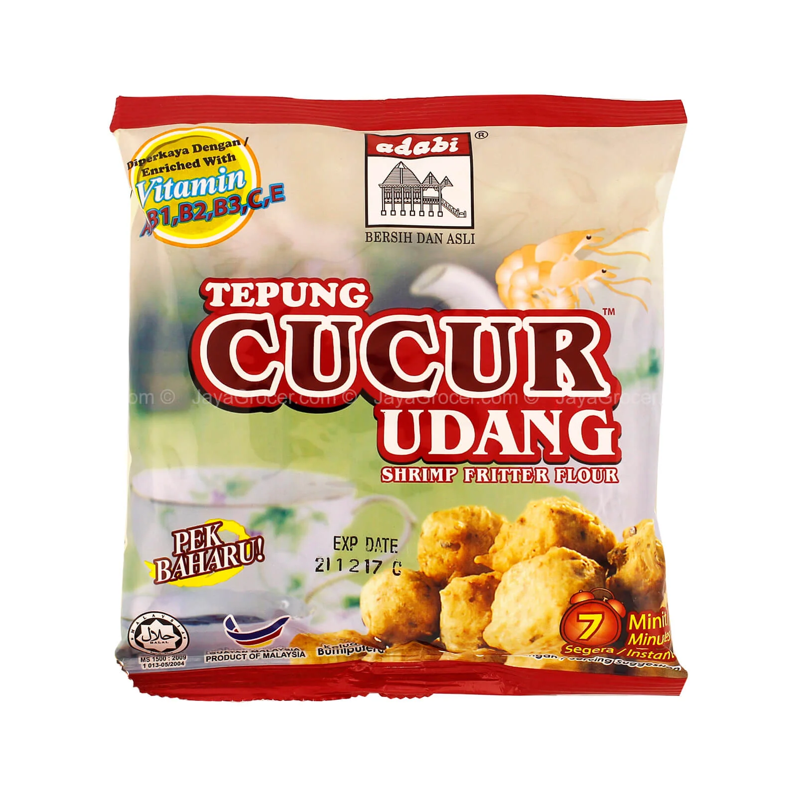 Adabi Tepung Cucur Udang (Prawn Fritter Flour Mix) 200g - Image 3