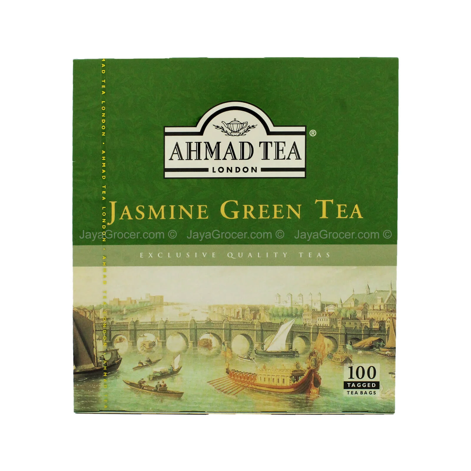 Ahmad Tea London Jasmine Green Tea 100pcs/pack - Image 2