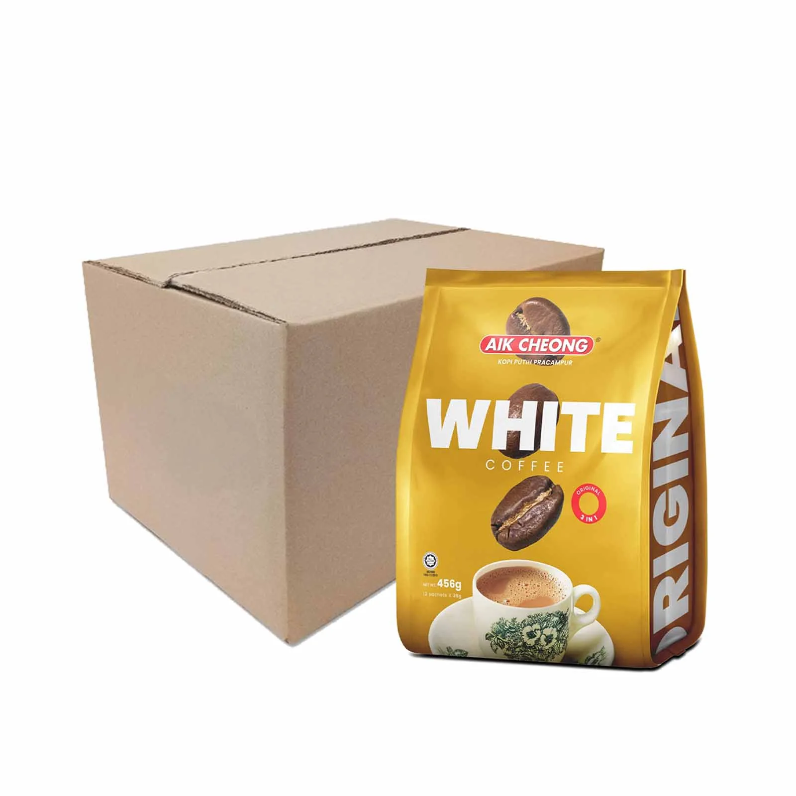 Aik Cheong Instant White Coffee  456g - Image 2