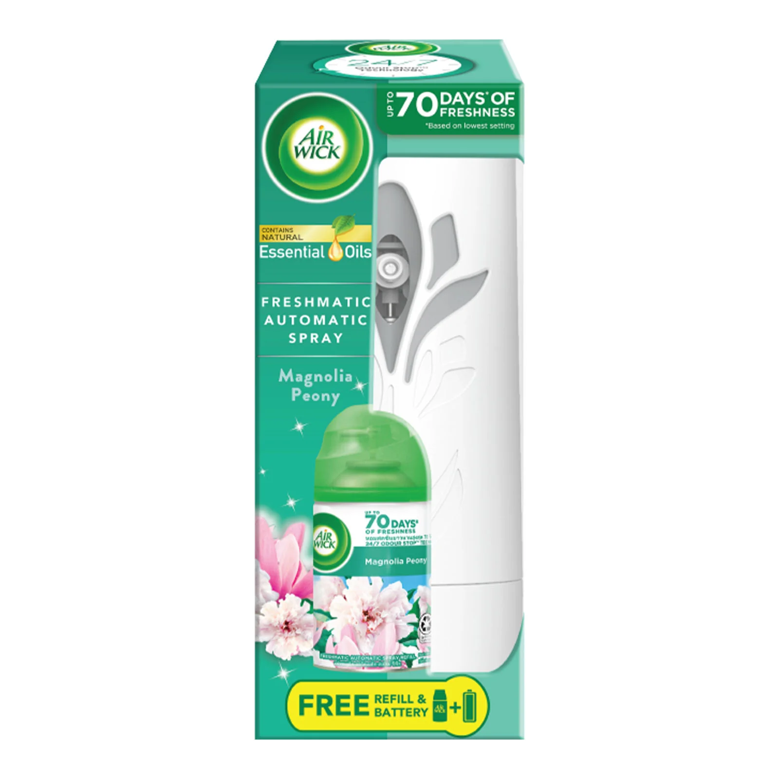 Air Wick Freshmatic Complete Starter Magnolia 250ml - Image 2