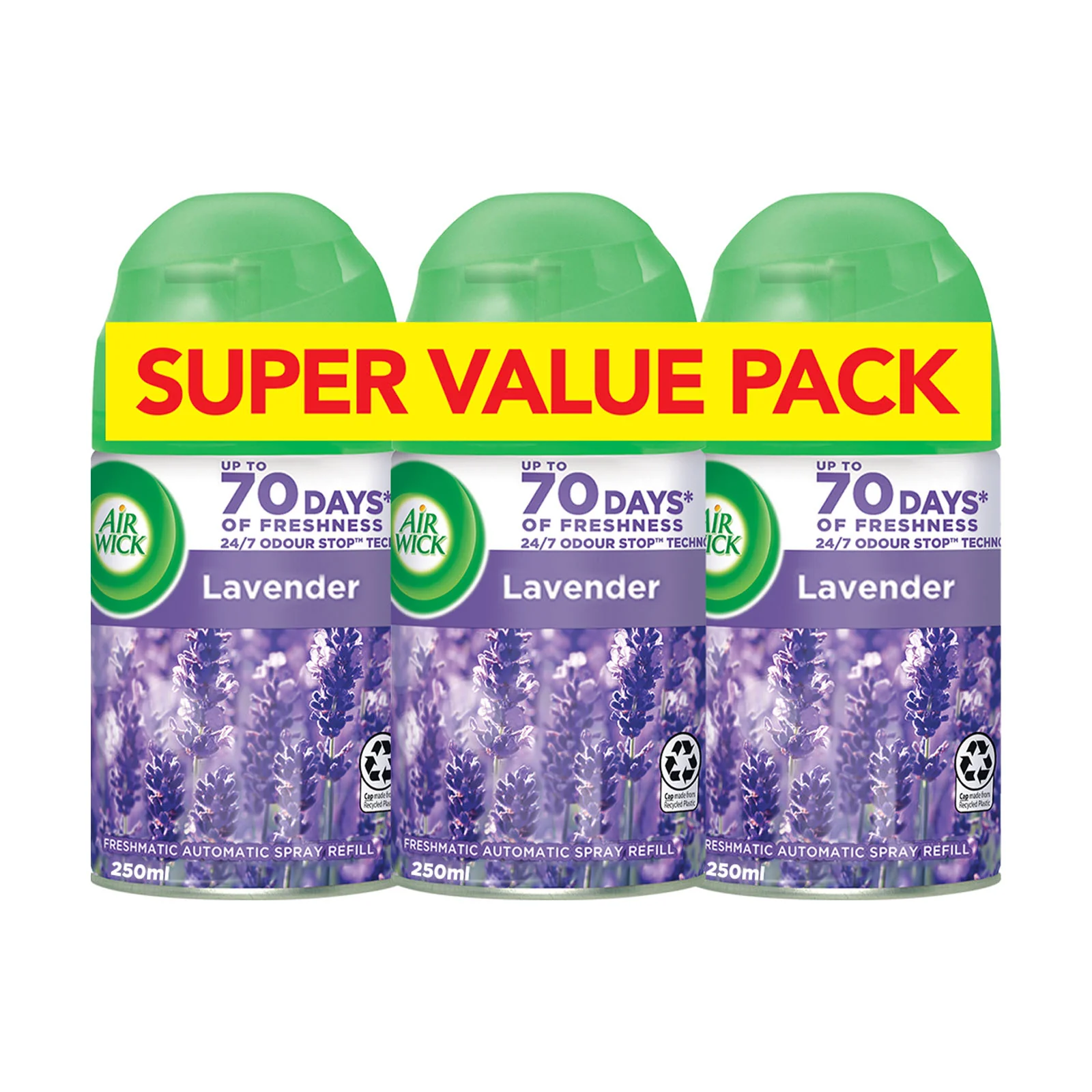 Air Wick Fresmatic Refills 2+1 Lavender 250ml - Image 2