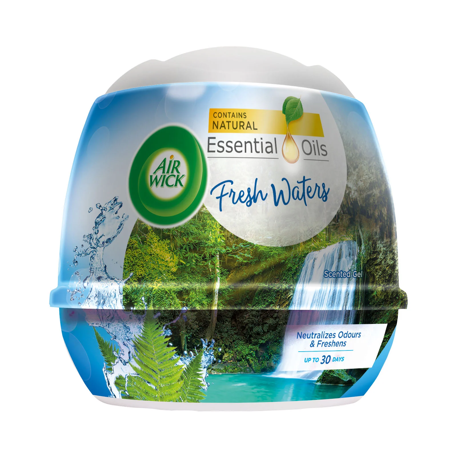 Air Wick Standard Gels Cone Fresh Waters 180g - Image 2
