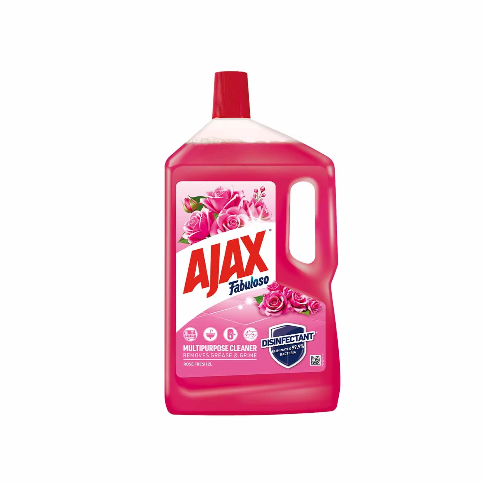 Ajax Fabuloso Floor Cleaner Rose Scent 2L - Image 2