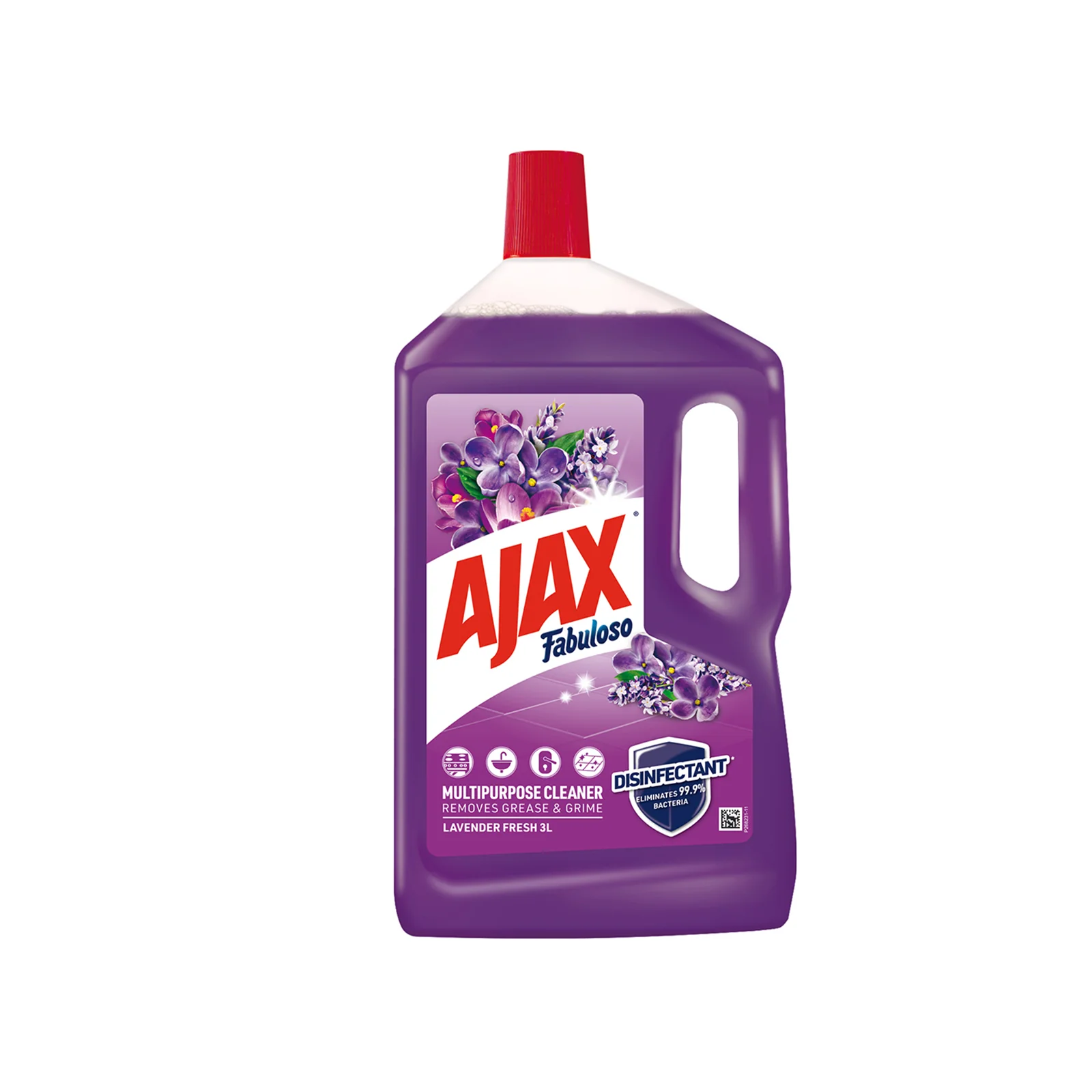 Ajax Fabuloso Lavender Fresh Multi Purpose Cleaner 3L - Image 3