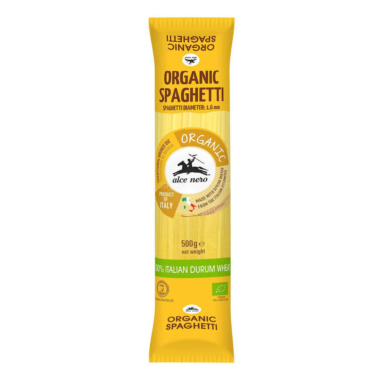 Alce Nero Organic Spaghetti 500g - Image 2