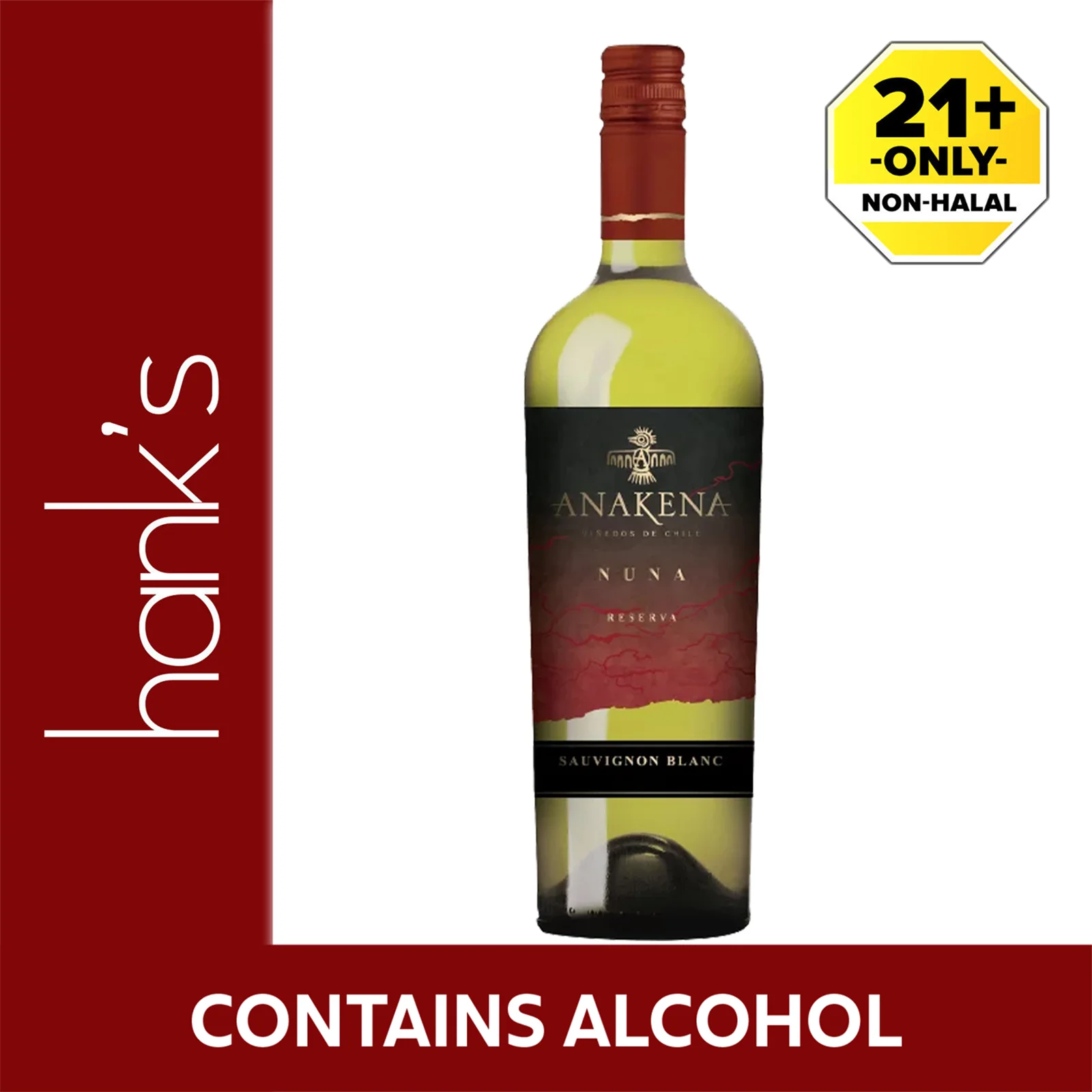 Anakena Sauvignon Blanc Wine 750ml - Image 2