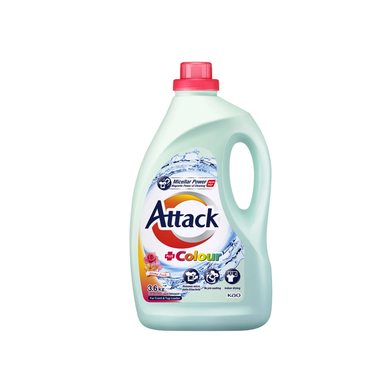 Attack Liquid Detergent Colour (Bottle) 3.6kg - Image 2