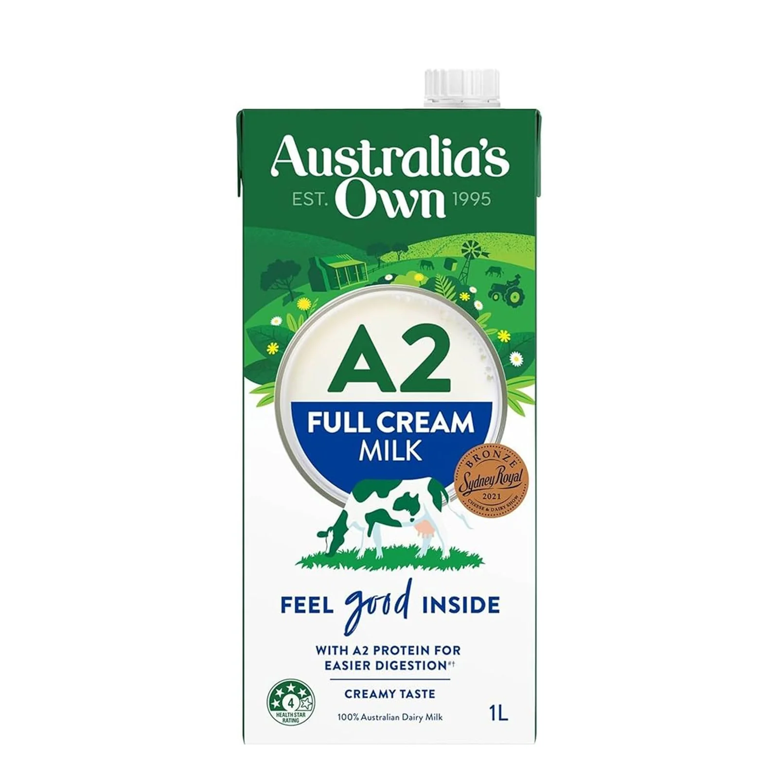 Australia's Own Full Cream Milk 1L - Image 2