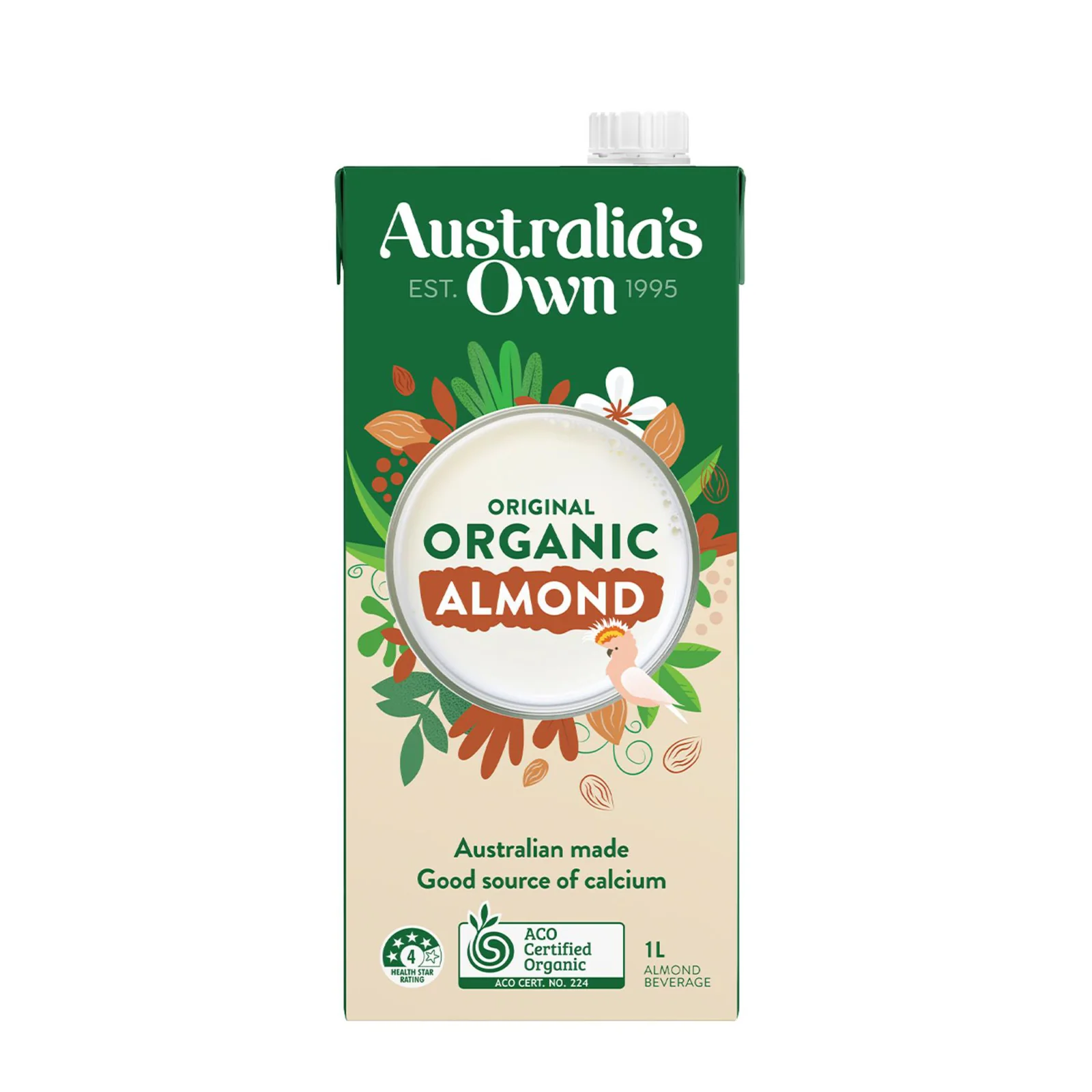 Australia's Own Organic Almond Milk 1L - Image 2