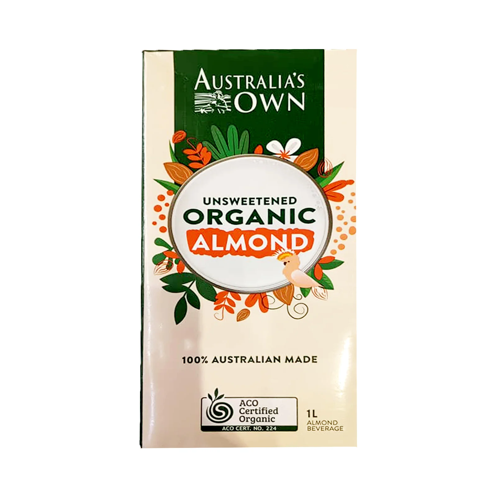 Australia's Own Organic Unsweetened Almond Milk 1L - Image 2