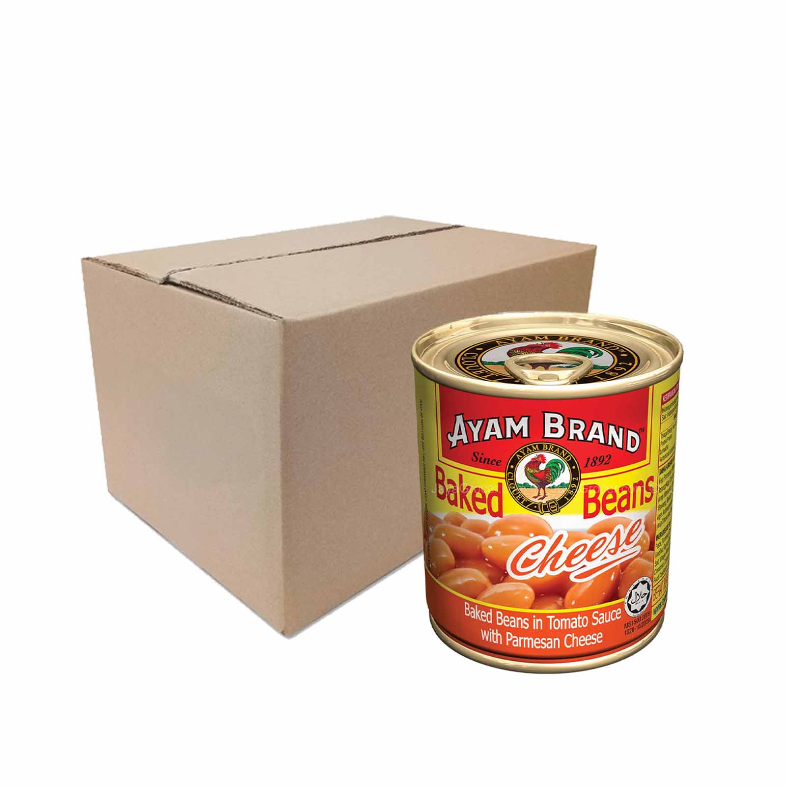 Ayam Brand Baked Beans in Tomato Sauce with Parmesan Cheese 230g - Image 2
