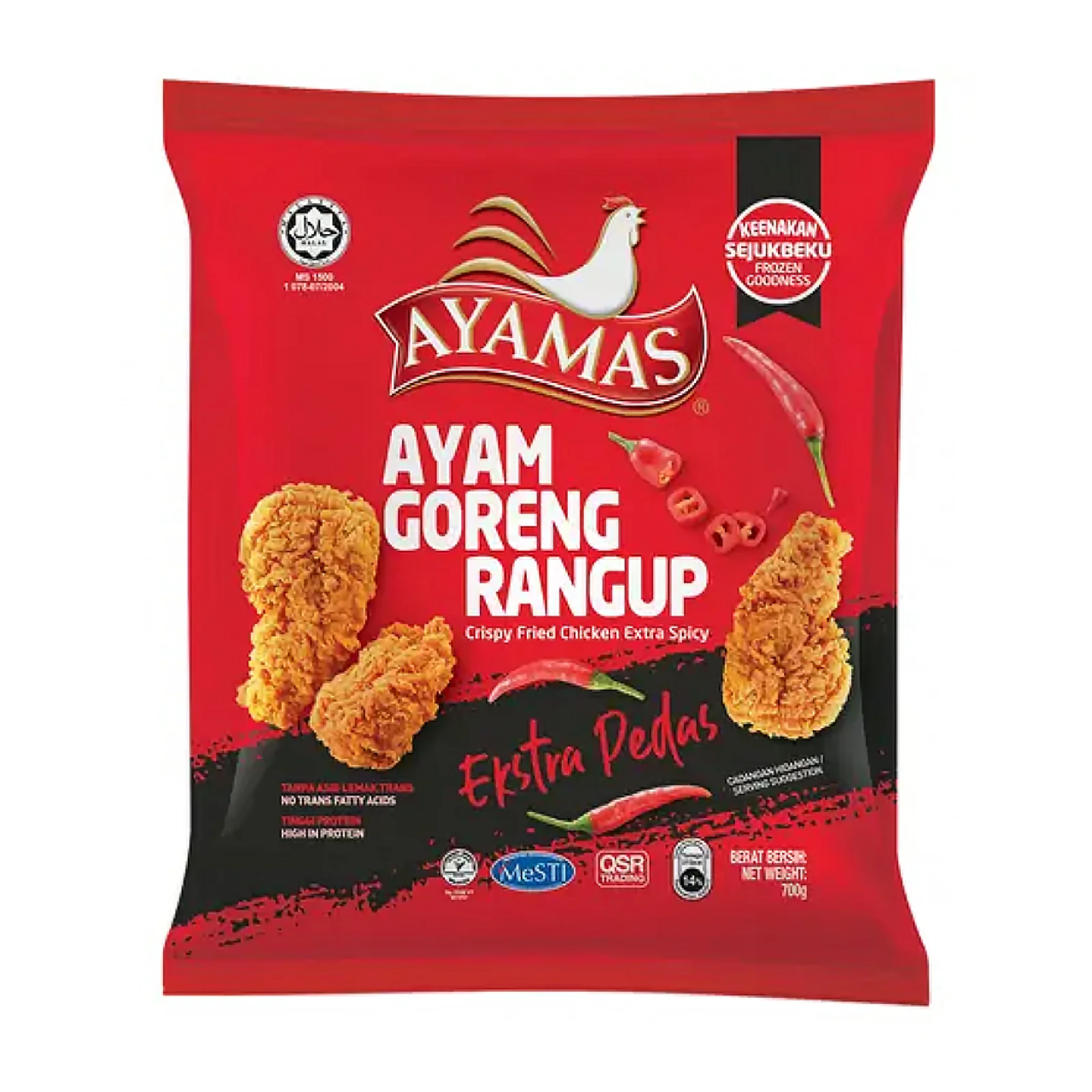 Ayamas Crispy Fried Chicken Extra Spicy 700g - Image 2