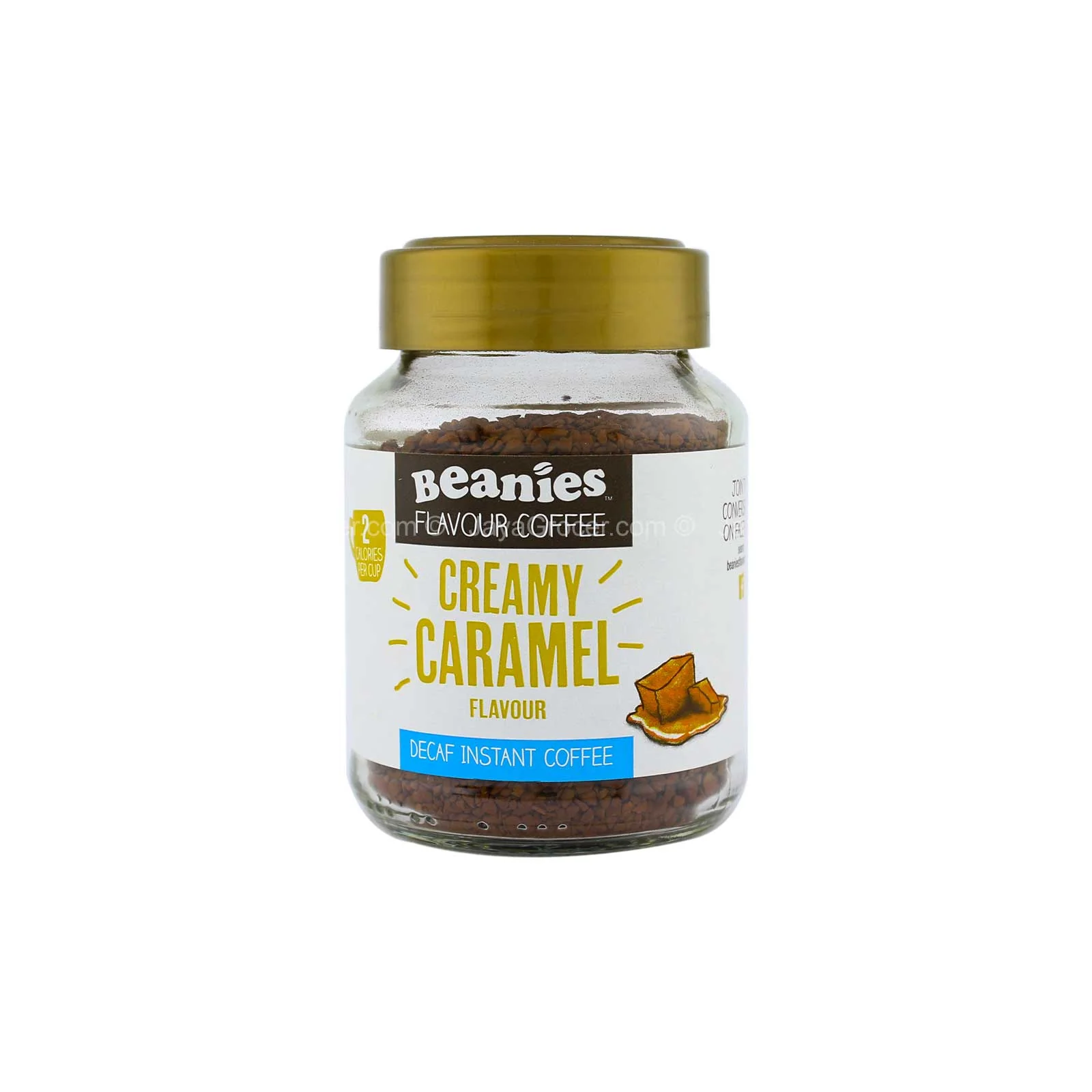Beanies Instant Decaf Coffee Creamy Caramel 50g - Image 2