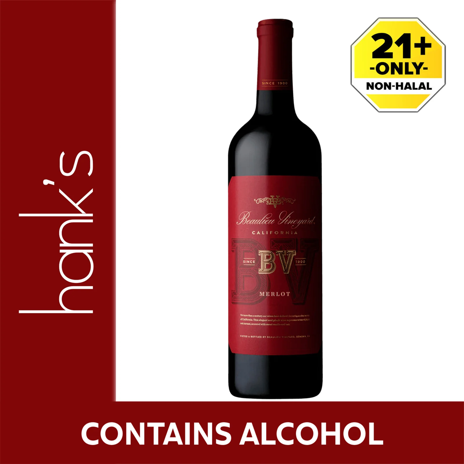 Beaulieu Vineyard Califor Merlot 750ml - Image 2