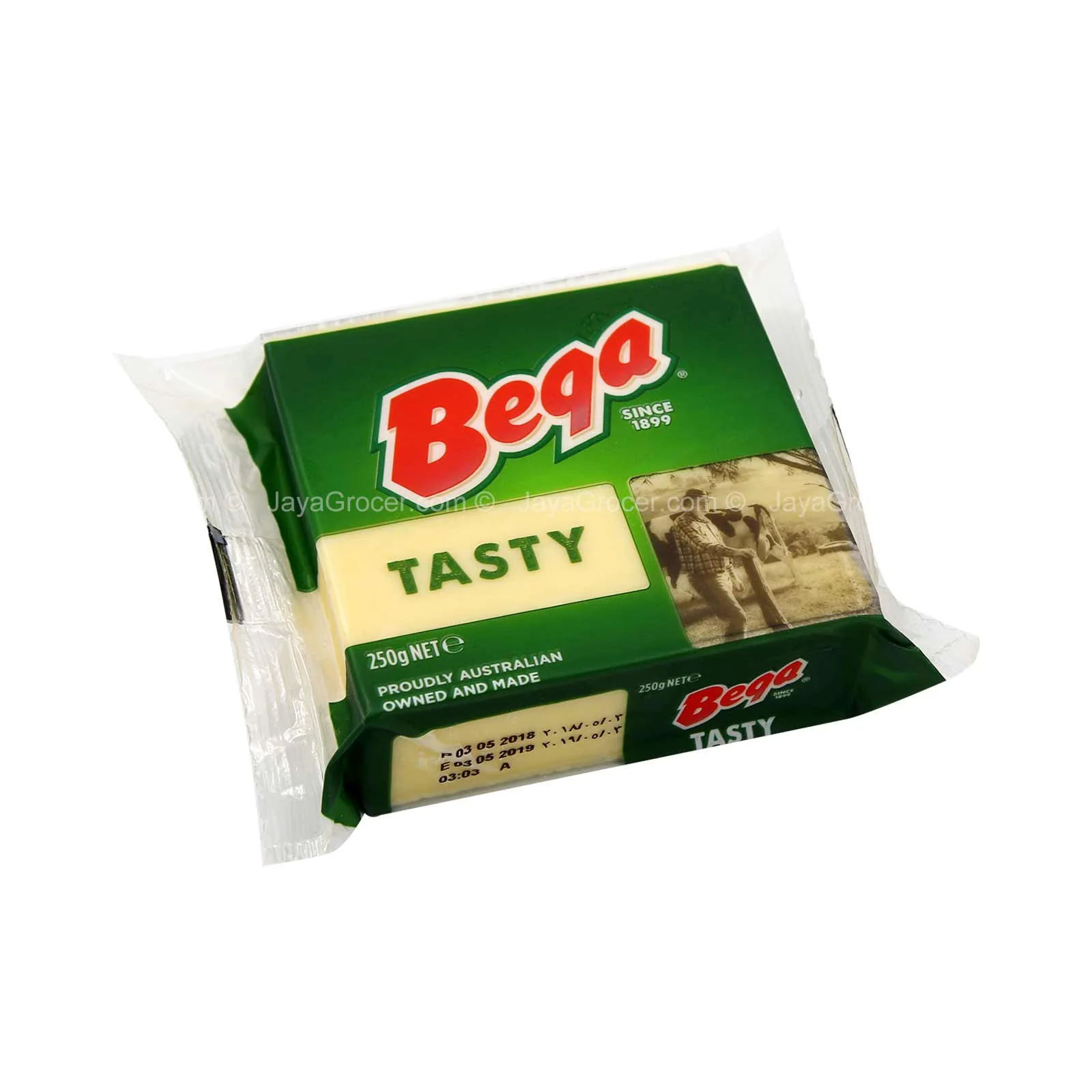 Bega Tasty Cheddar Block Cheese 250g - Image 2