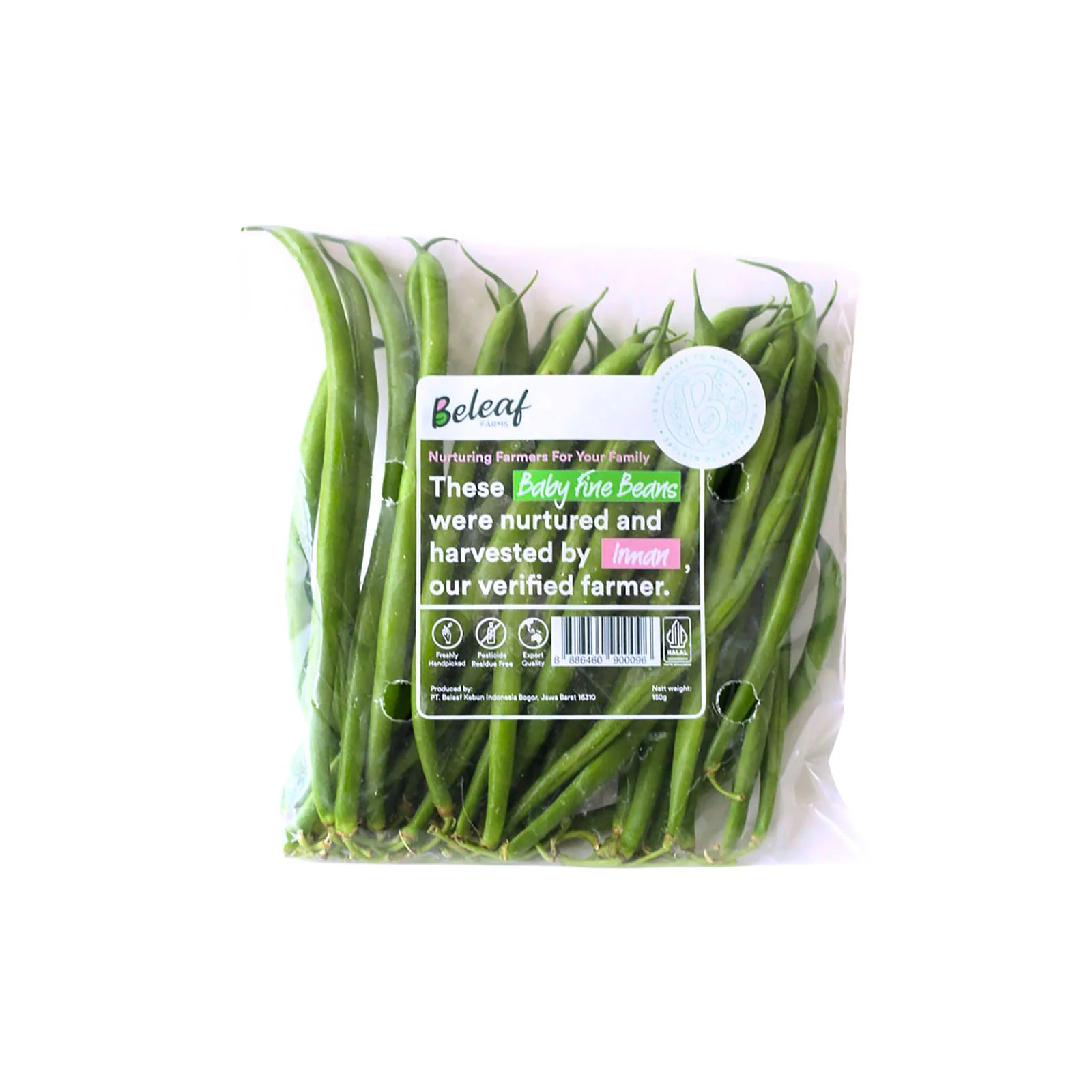 Beleaf Baby Fine Bean (Indonesia) 150g - Image 2