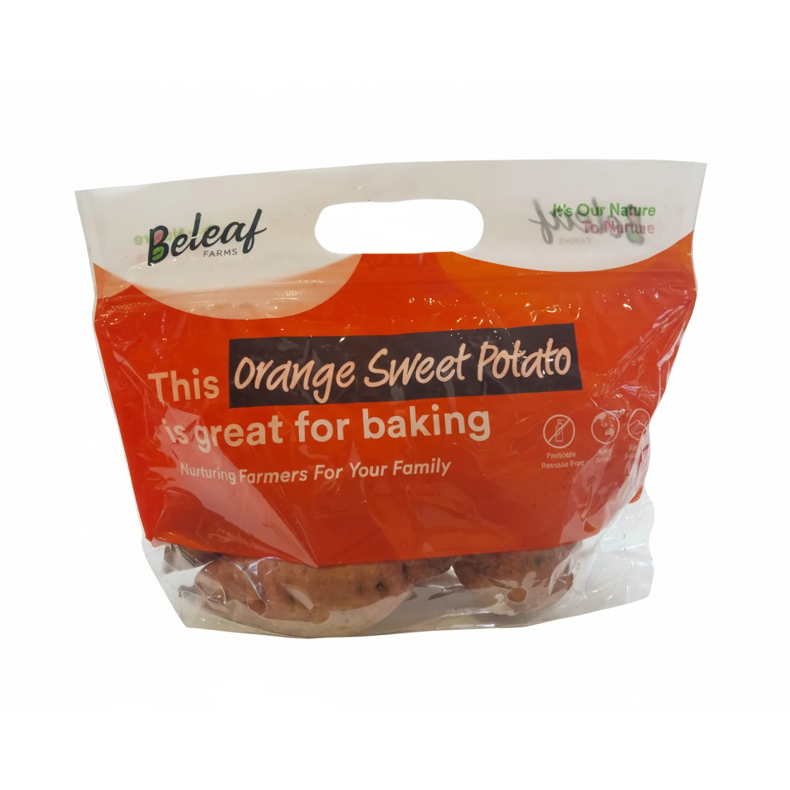 Beleaf Orange Sweet Potato (Indonesia) 500g - Image 2