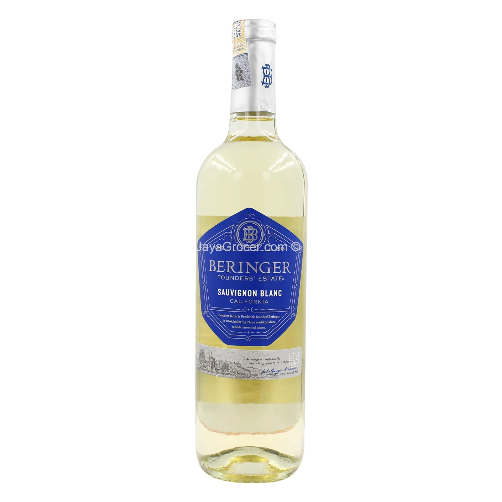 Beringer Founder Estate Sauvignon Blanc 750ml - Image 2