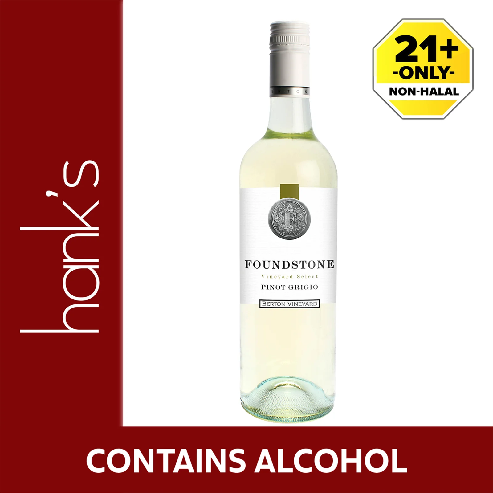 Berton Vineyard Foundstone Pinot Grigio 750ml - Image 2