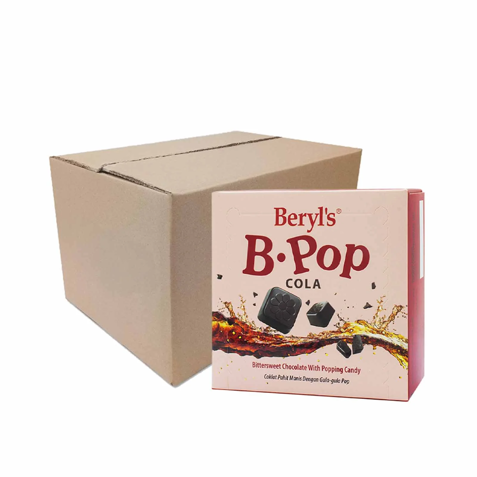 Beryls B.Pop Cola Bittersweet Chocolate 50g - Image 2