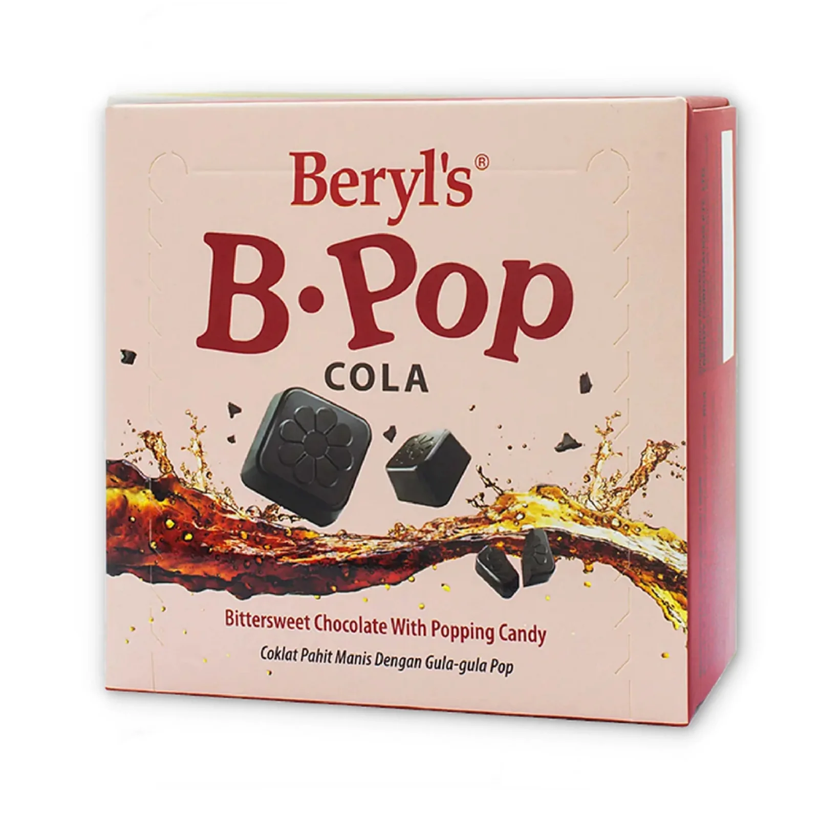 Beryls B.Pop Cola Bittersweet Chocolate 50g - Image 3