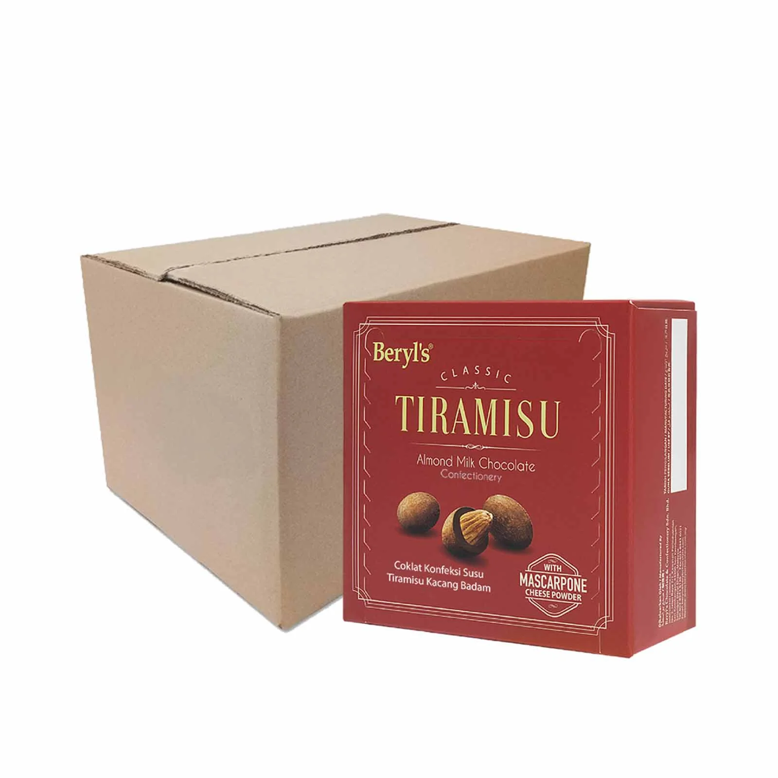 Beryl's Classic Tiramisu Almond Milk Chocolate 65g - Image 2