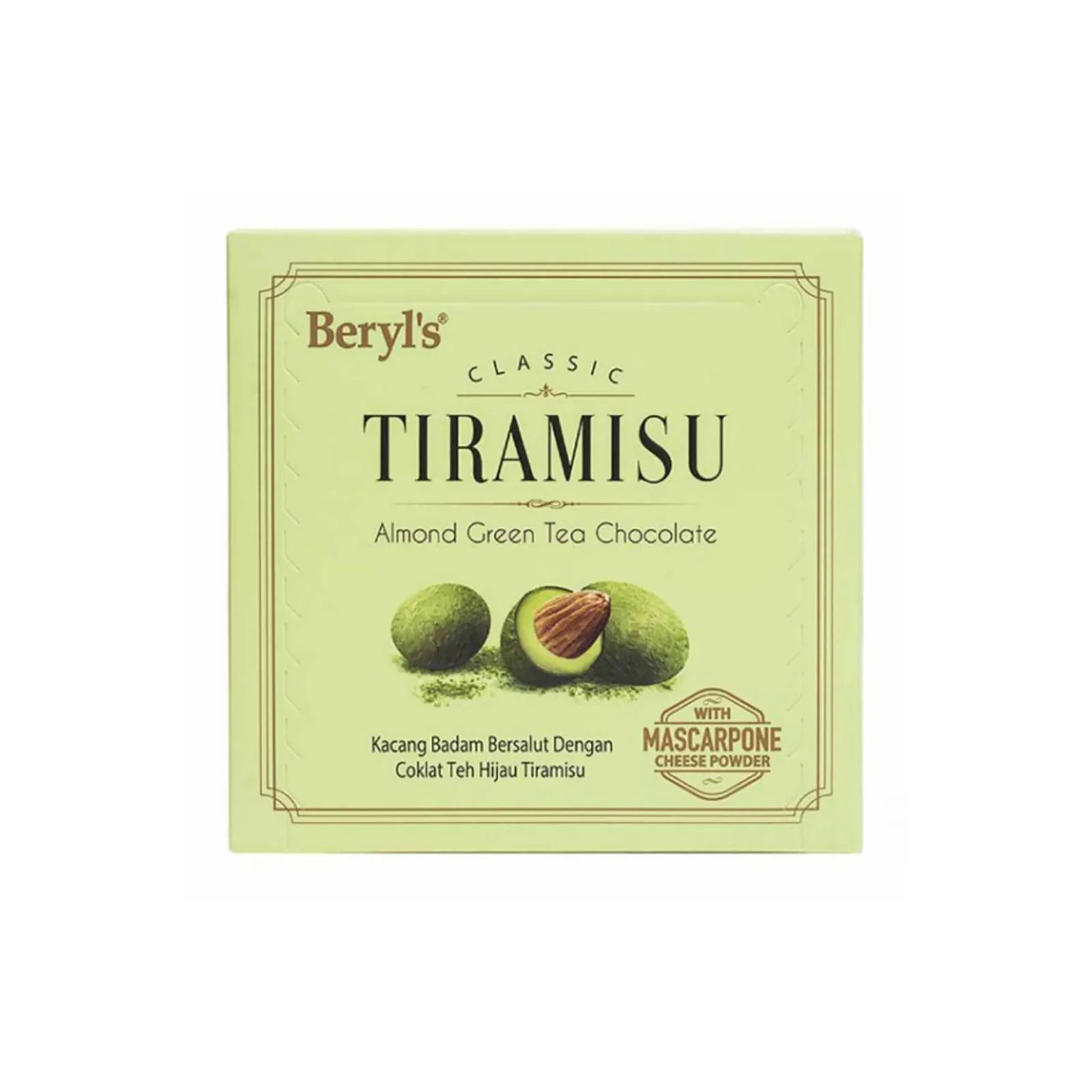 Beryls Classic Tiramisu Green Tea Almond 65g - Image 3