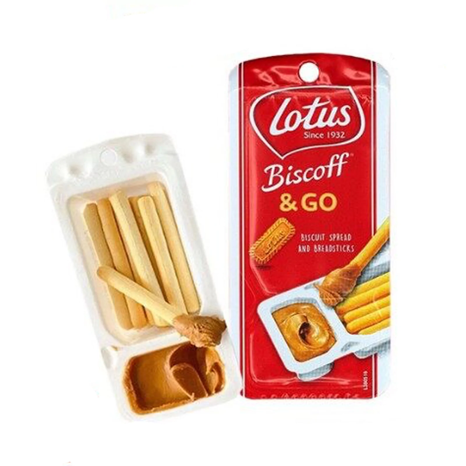 Lotus Biscoff N Go Biscuit Spread and Breadsticks 45g - Image 2