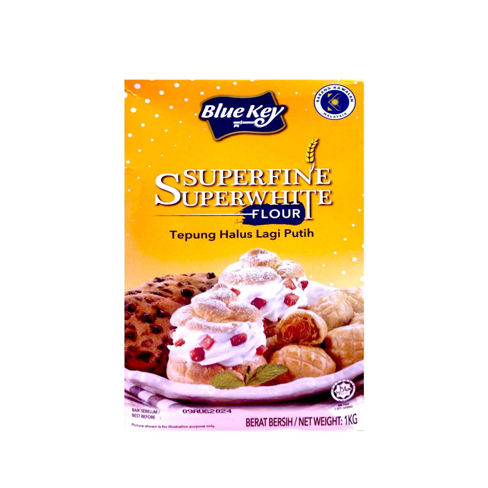 Blue Key Superfine Super White Flour 1kg - Image 2