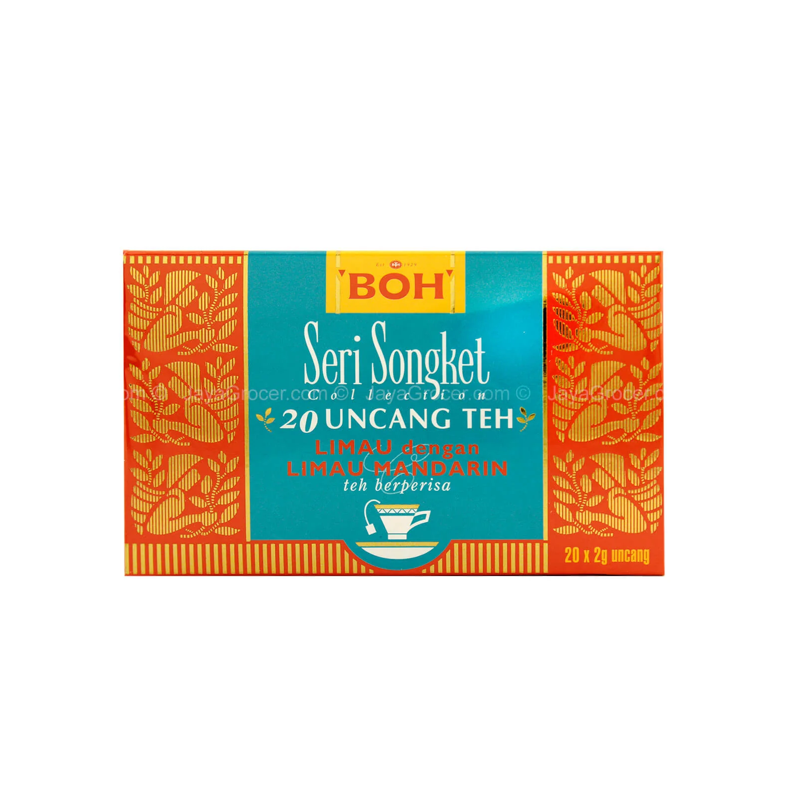 Boh Seri Songket Limau Mandarin Teabag 20pcs/pack - Image 2