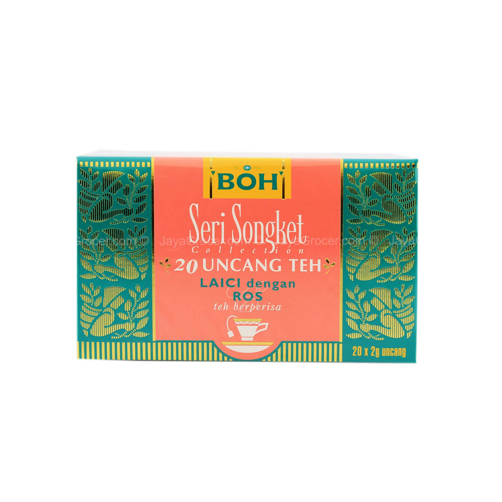 Boh Seri Songket Lychee with Rose Tea 20pcs/pack - Image 2