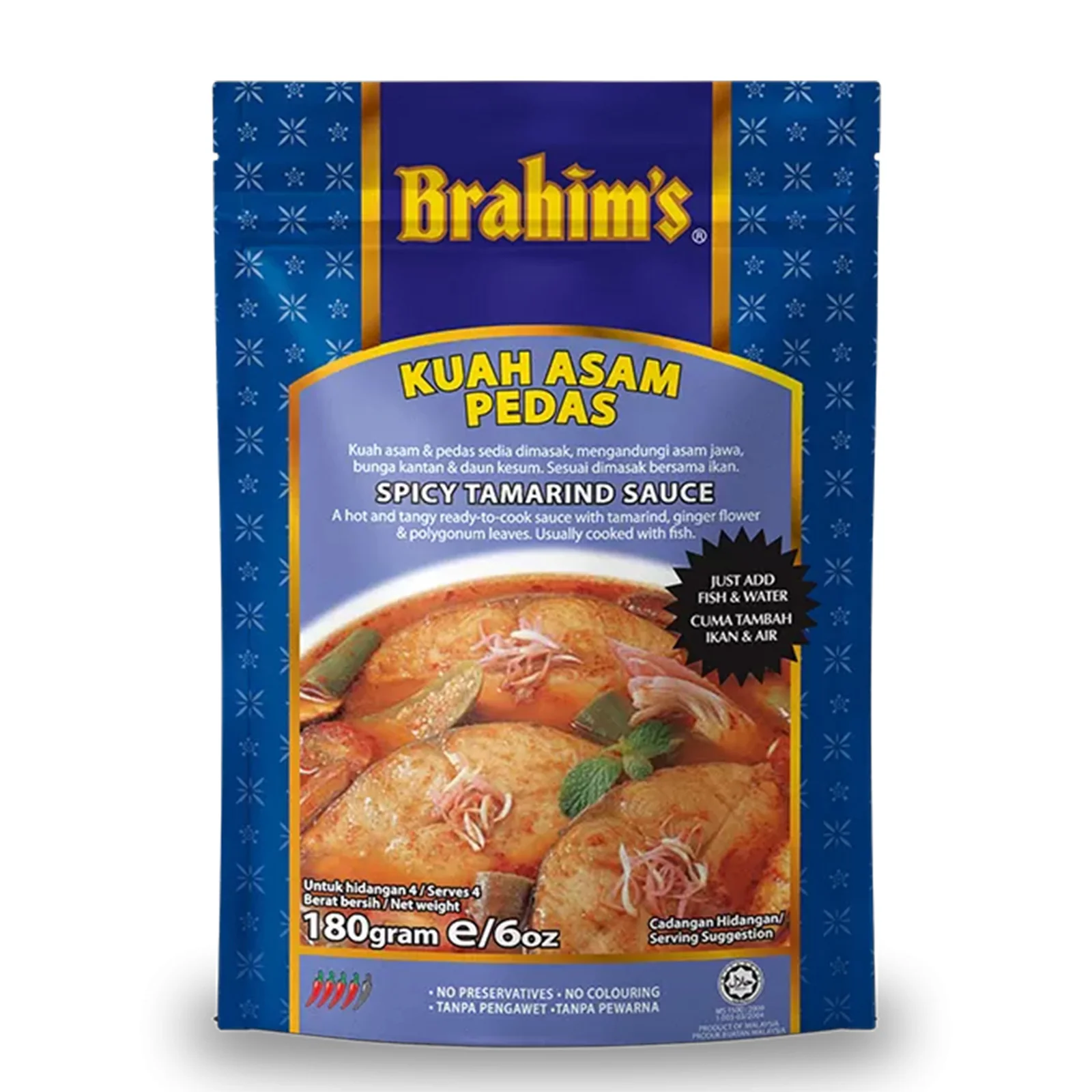 Brahim's Kuah Asam Pedas 180g - Image 2