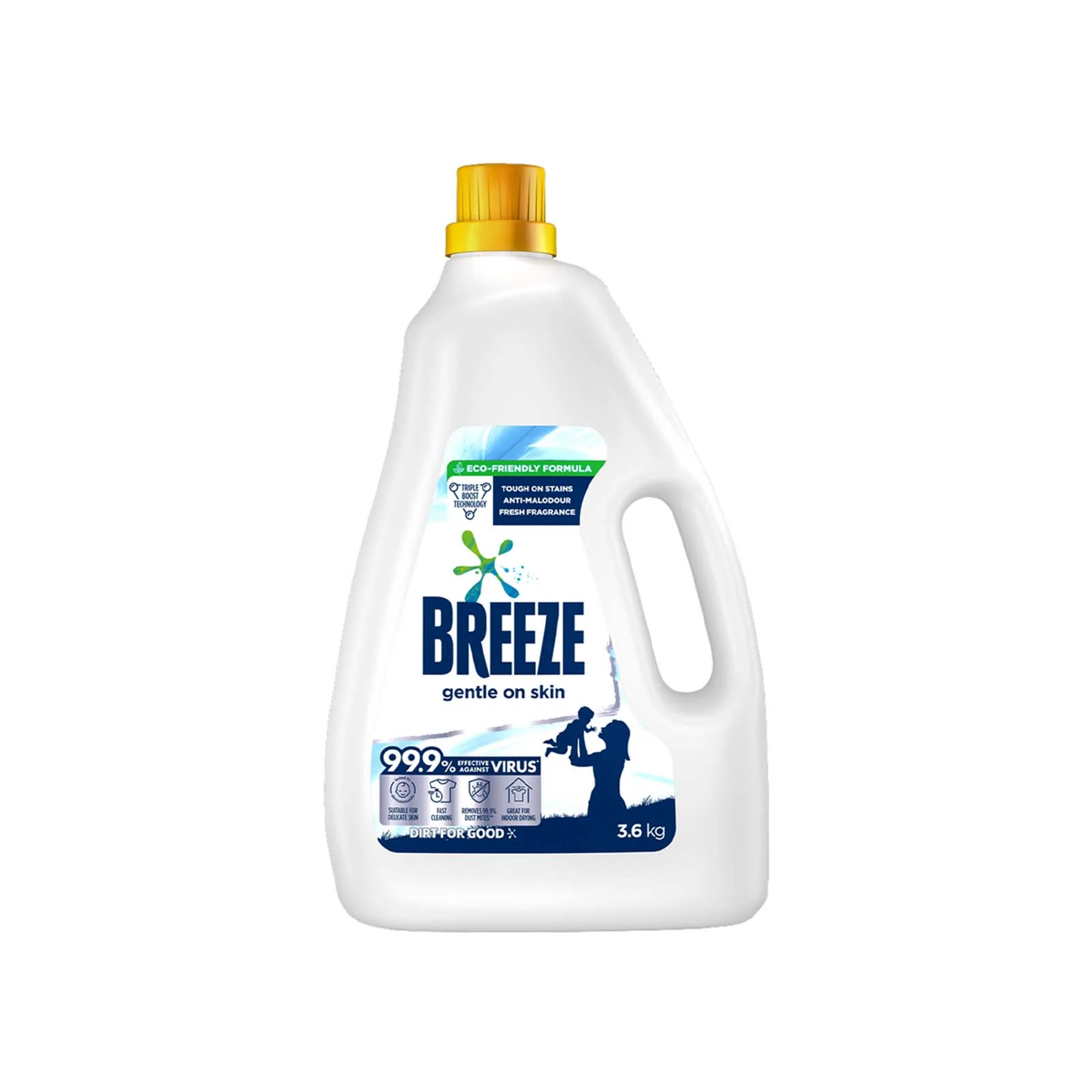 Breeze Detergent Liquid Gentle On Skin 3.6kg - Image 2
