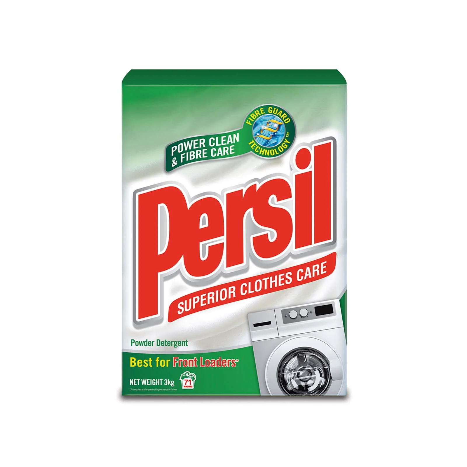Breeze Persil Fibre Intelligent Low Suds Powder Detergent 3kg - Image 2