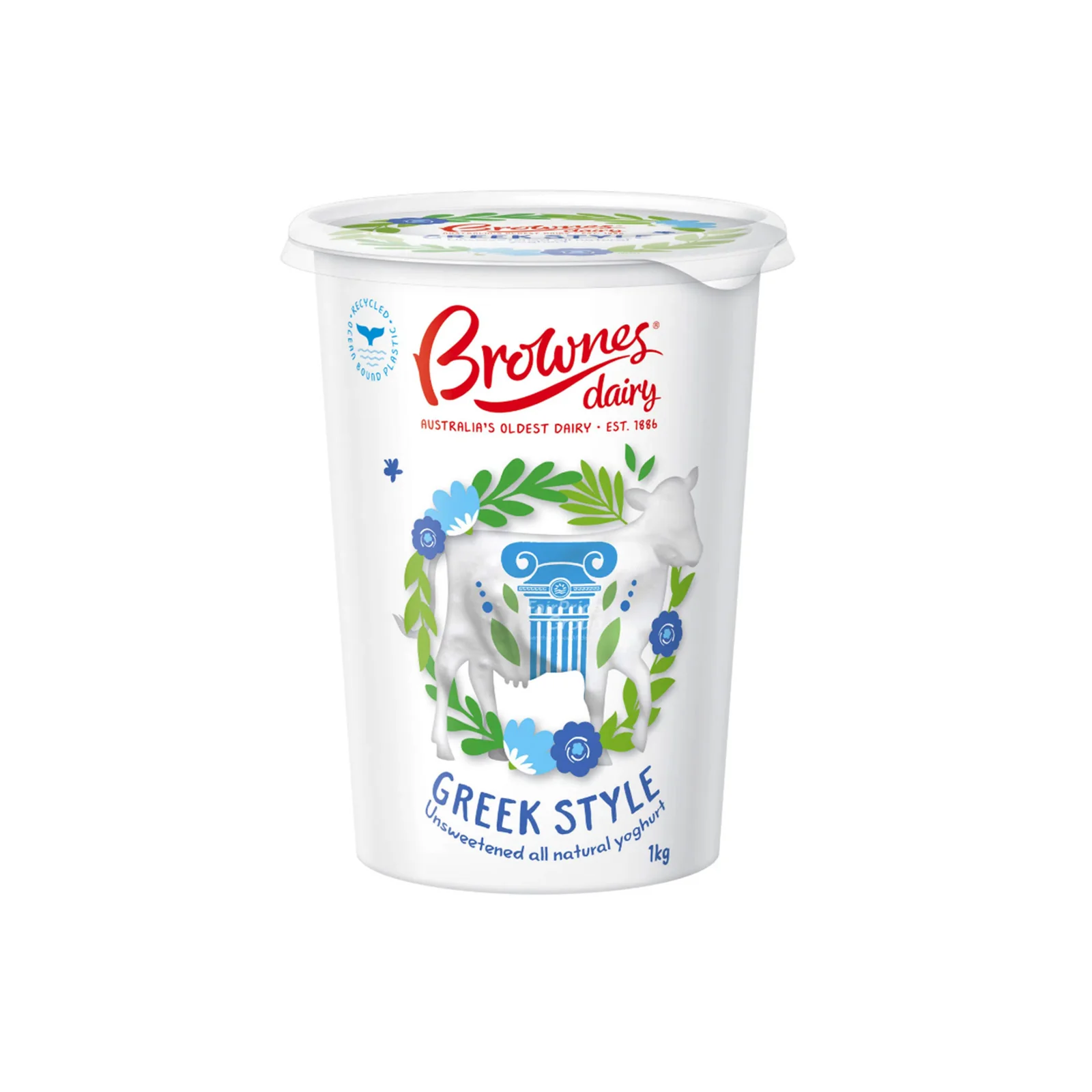 Brownes Greek Style Yogurts 1kg - Image 2