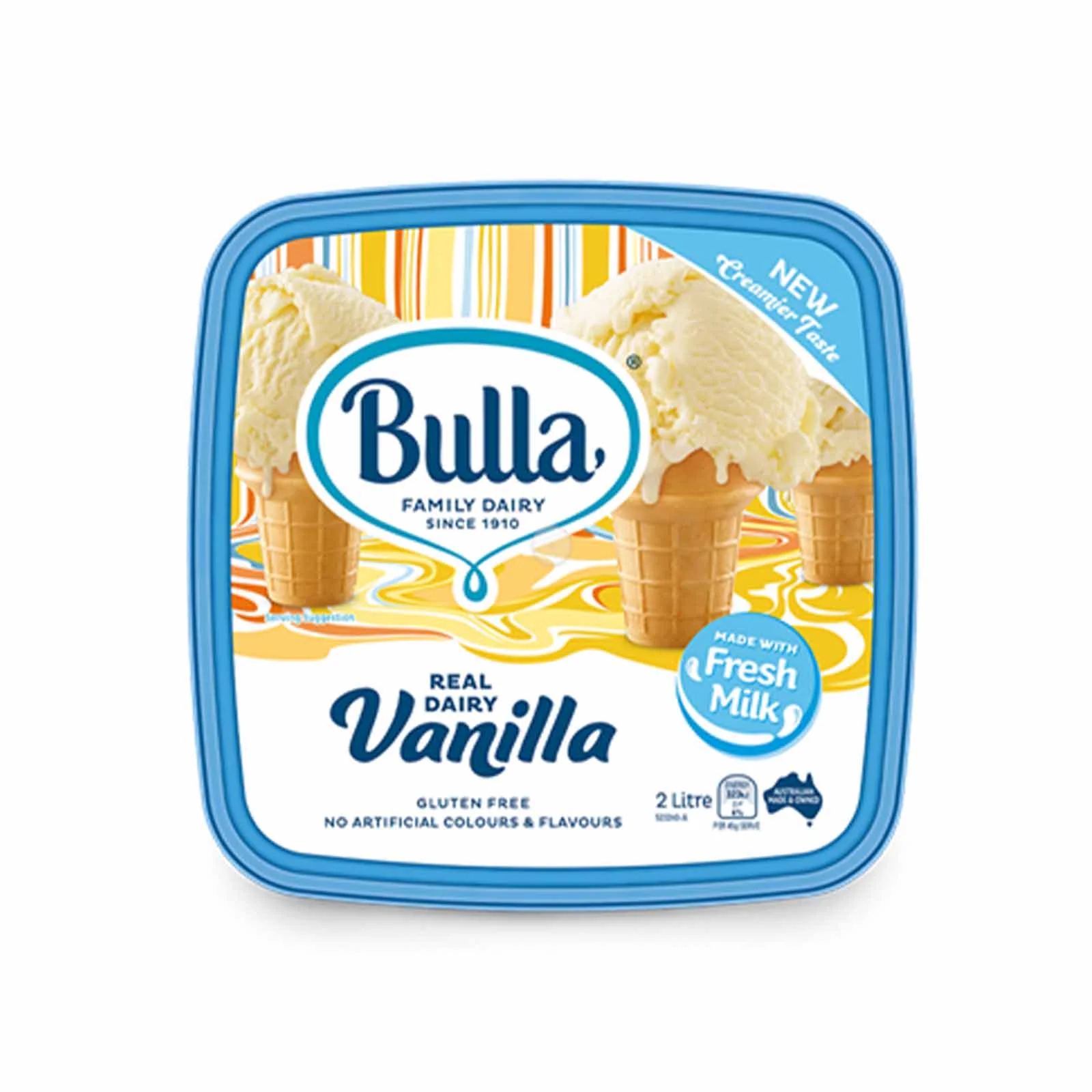 Bulla Reduced Fat Vanilla Ice Cream 2L - Image 2