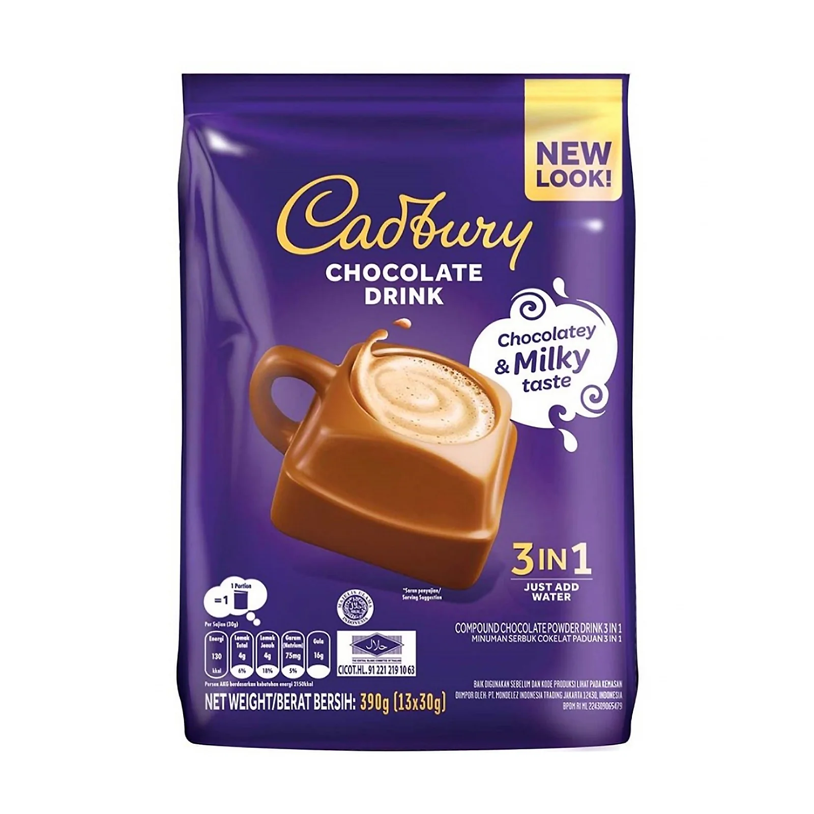 Cadbury 3 in 1 Hot Chocolate Drink 30g x 13 - Image 2