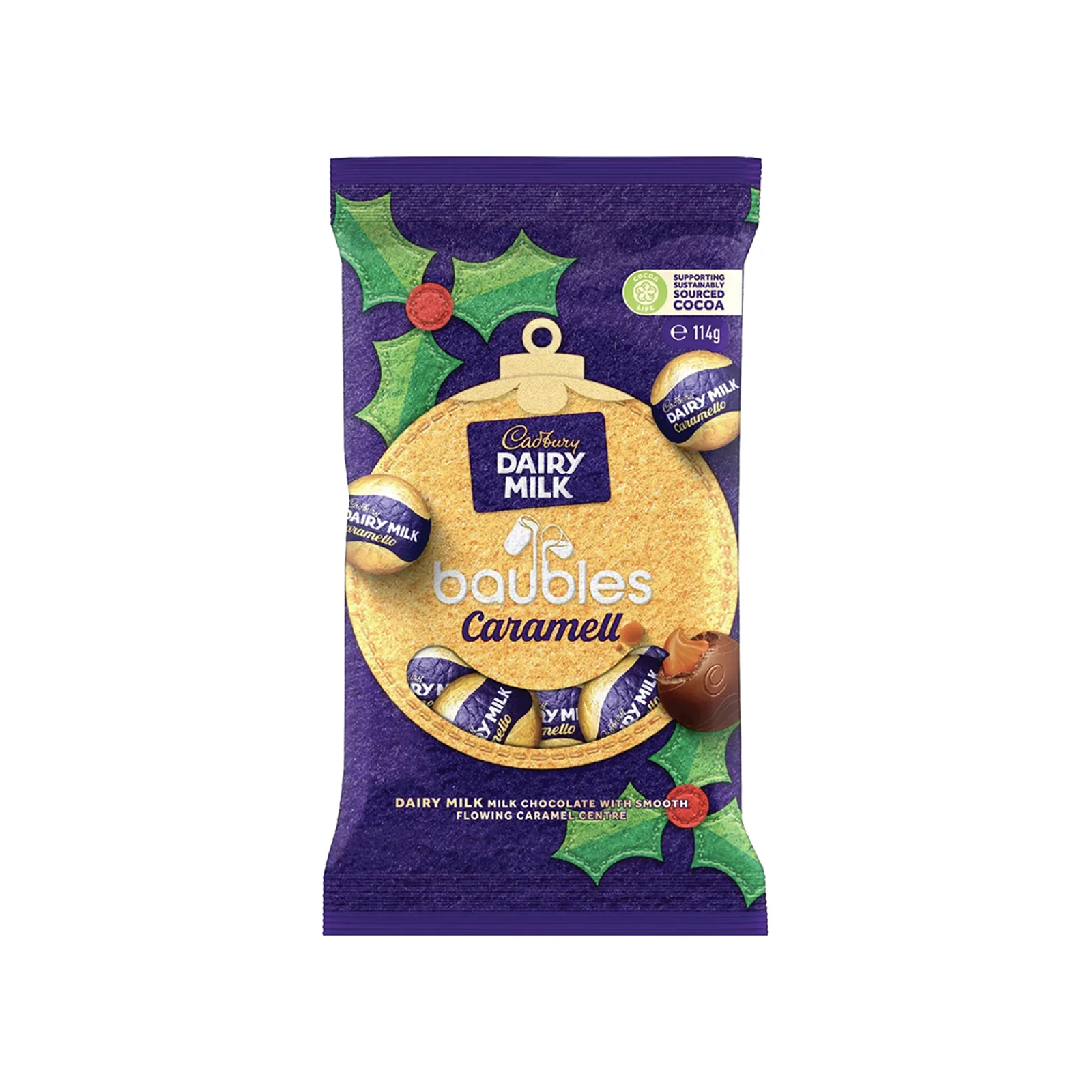 Cadbury Dairy Milk Caramello Baubles 114g - Image 2