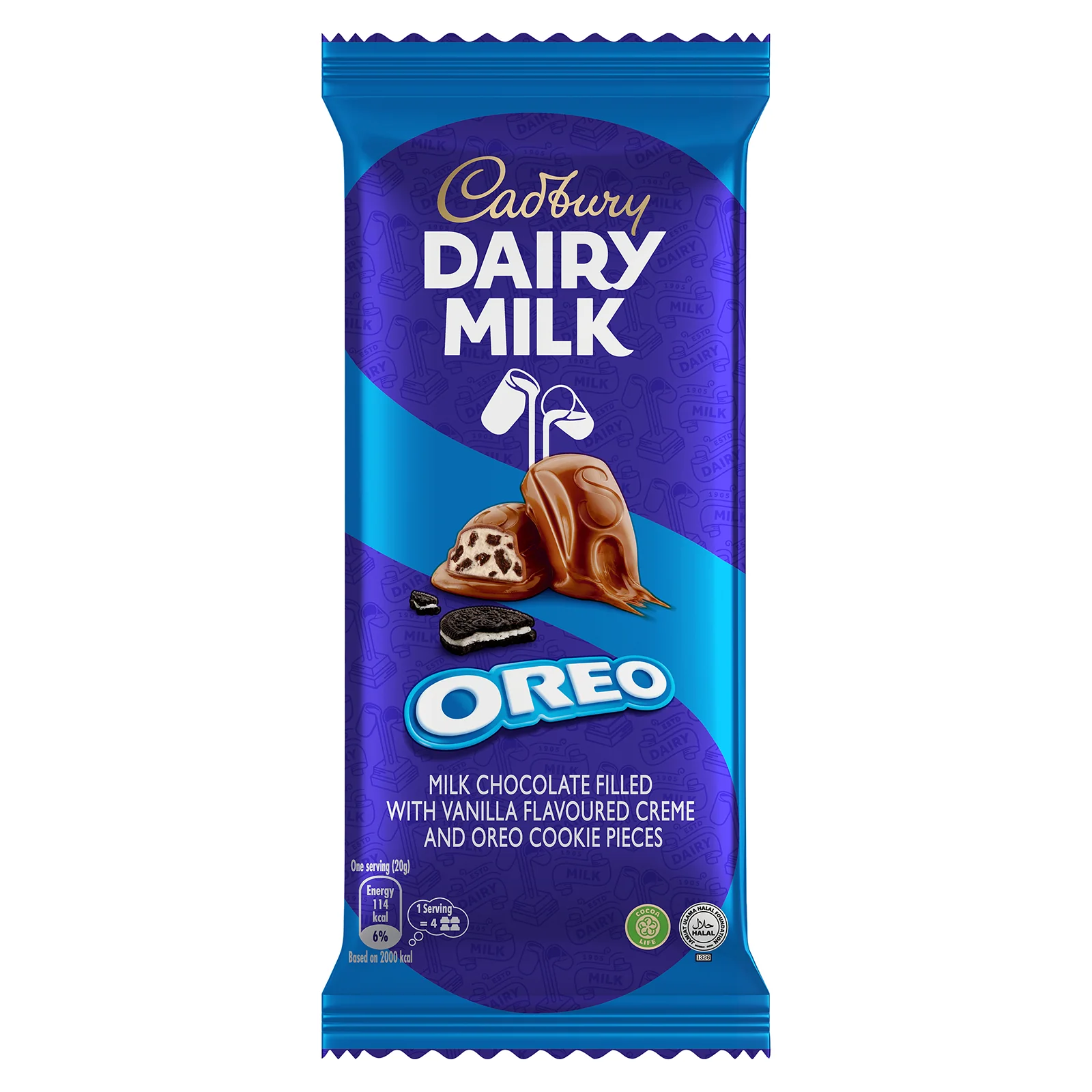 Cadbury Dairy Milk Oreo Chocolate Bar 130g