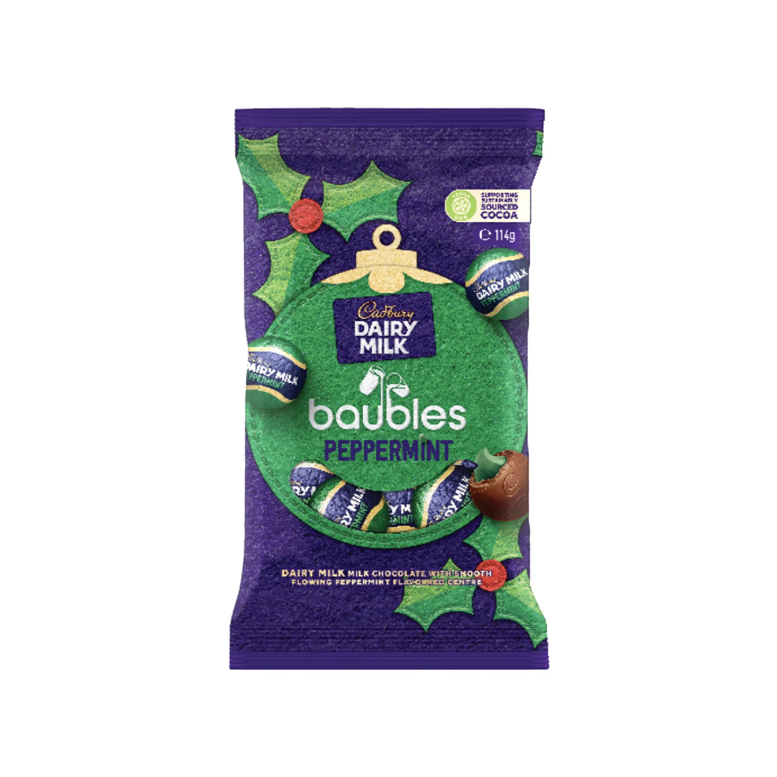 Cadbury Dairy Milk Peppermint Baubles 114g - Image 2
