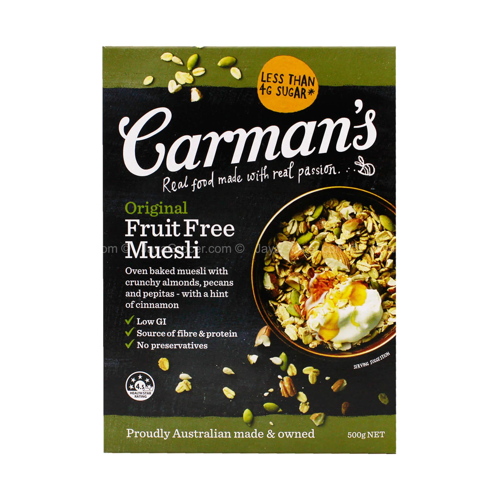 Carmans Original Recipe Muesli 500g - Image 2