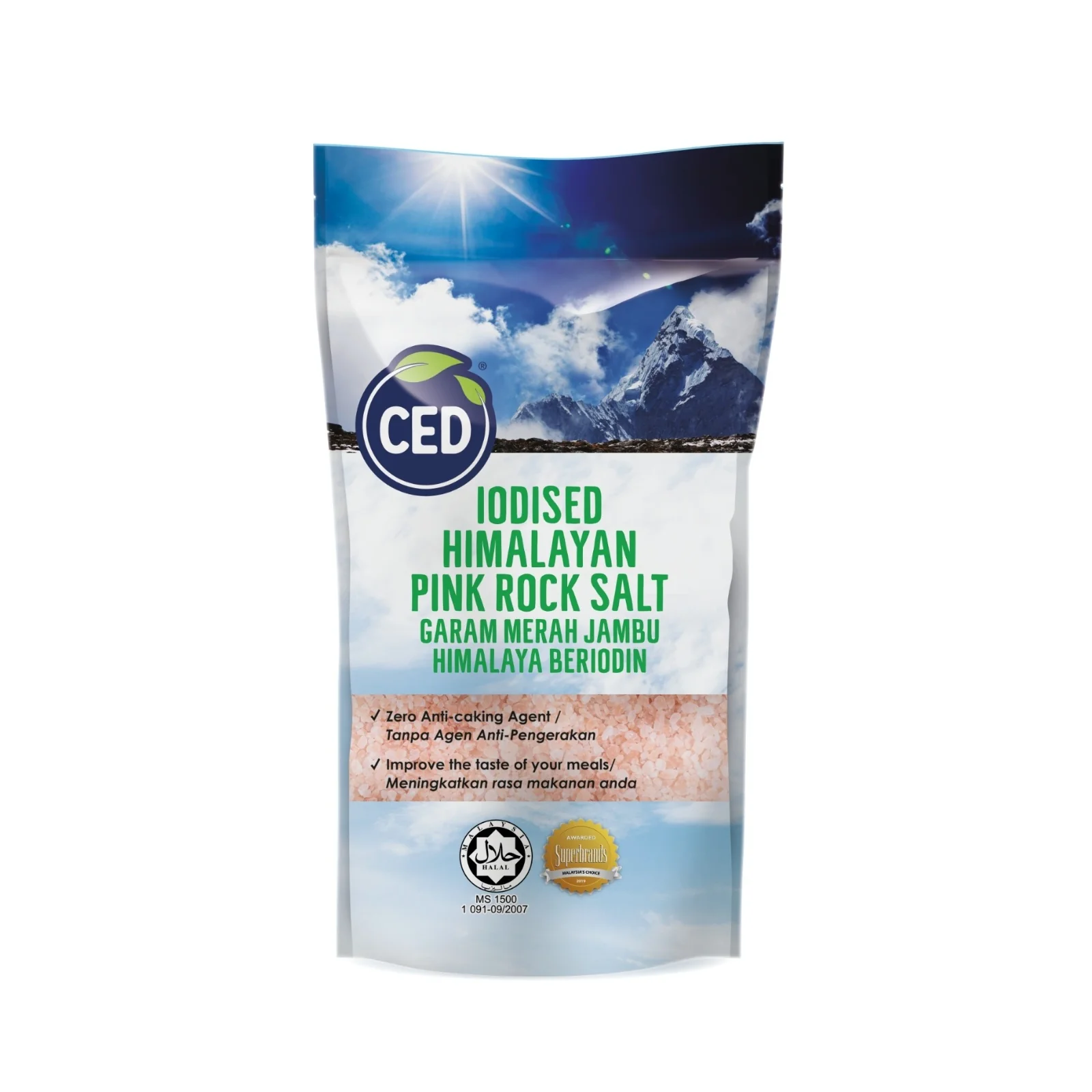 CED Natural Himalayan Pink Rock Salt 500g - Image 2