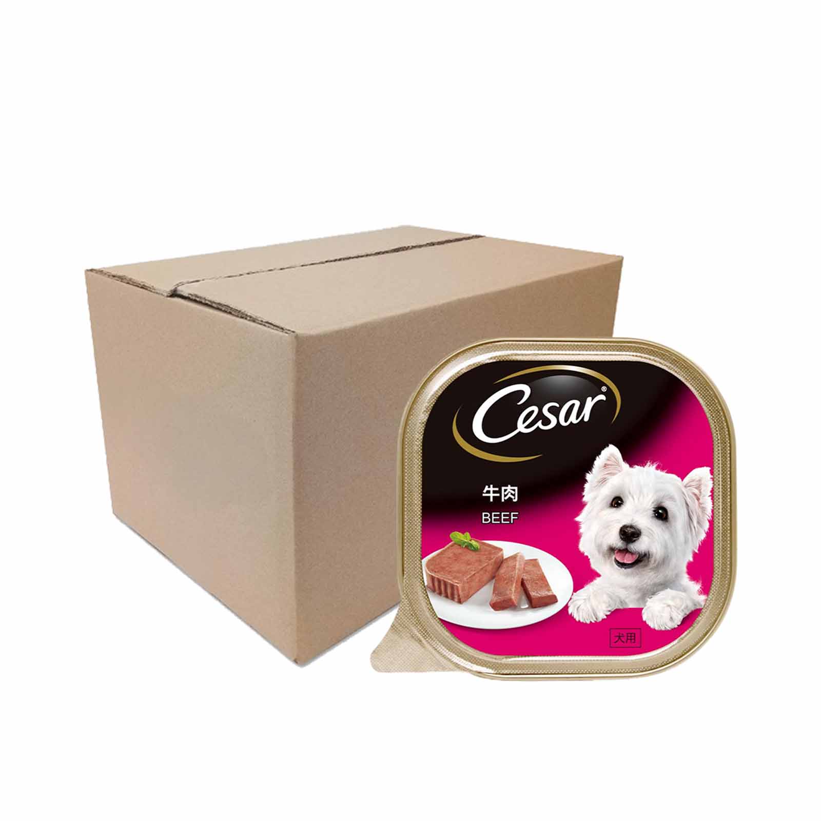 Cesar Beef Wet Dog Food 100g - Image 2