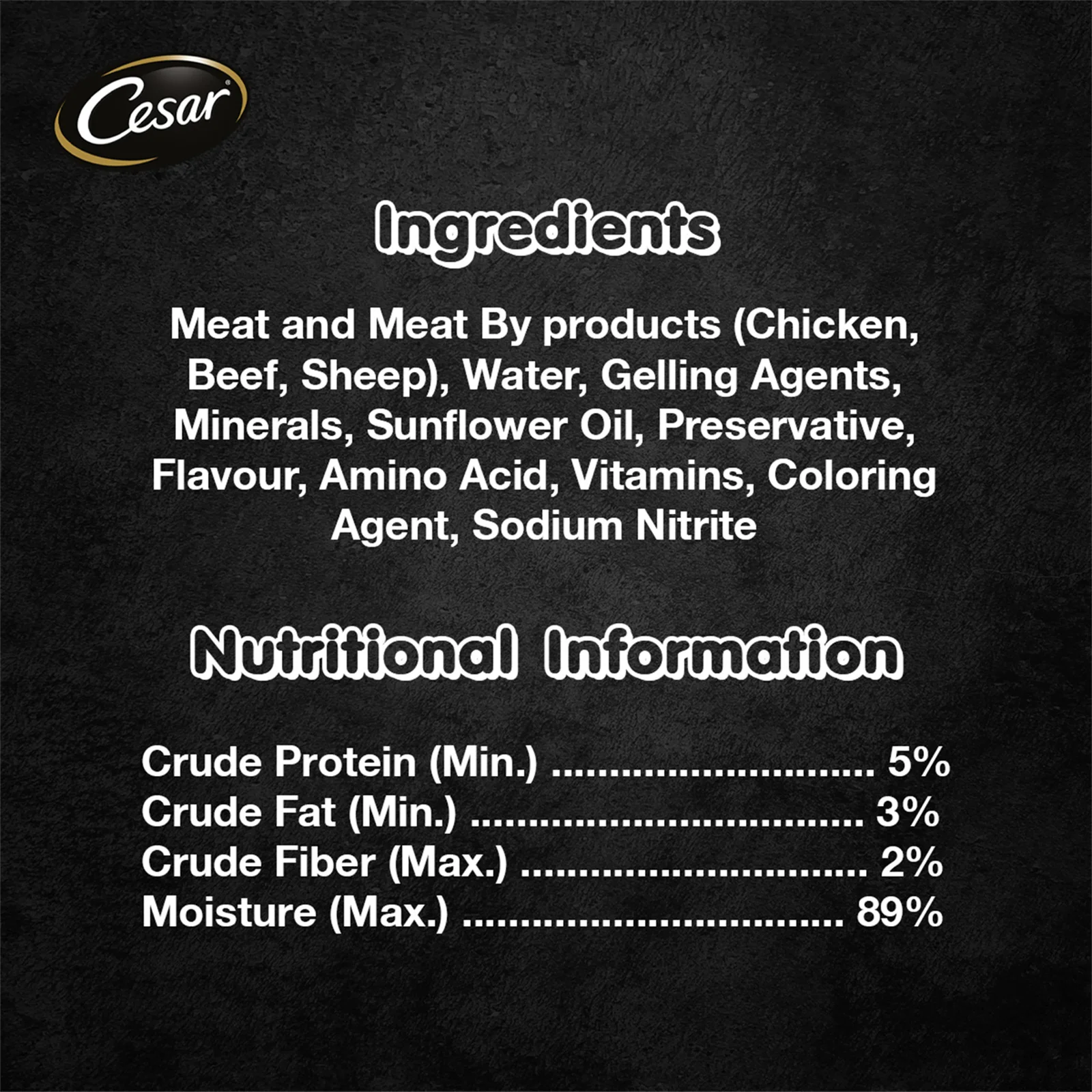 Cesar Chicken Wet Dog Food 100g - Image 3