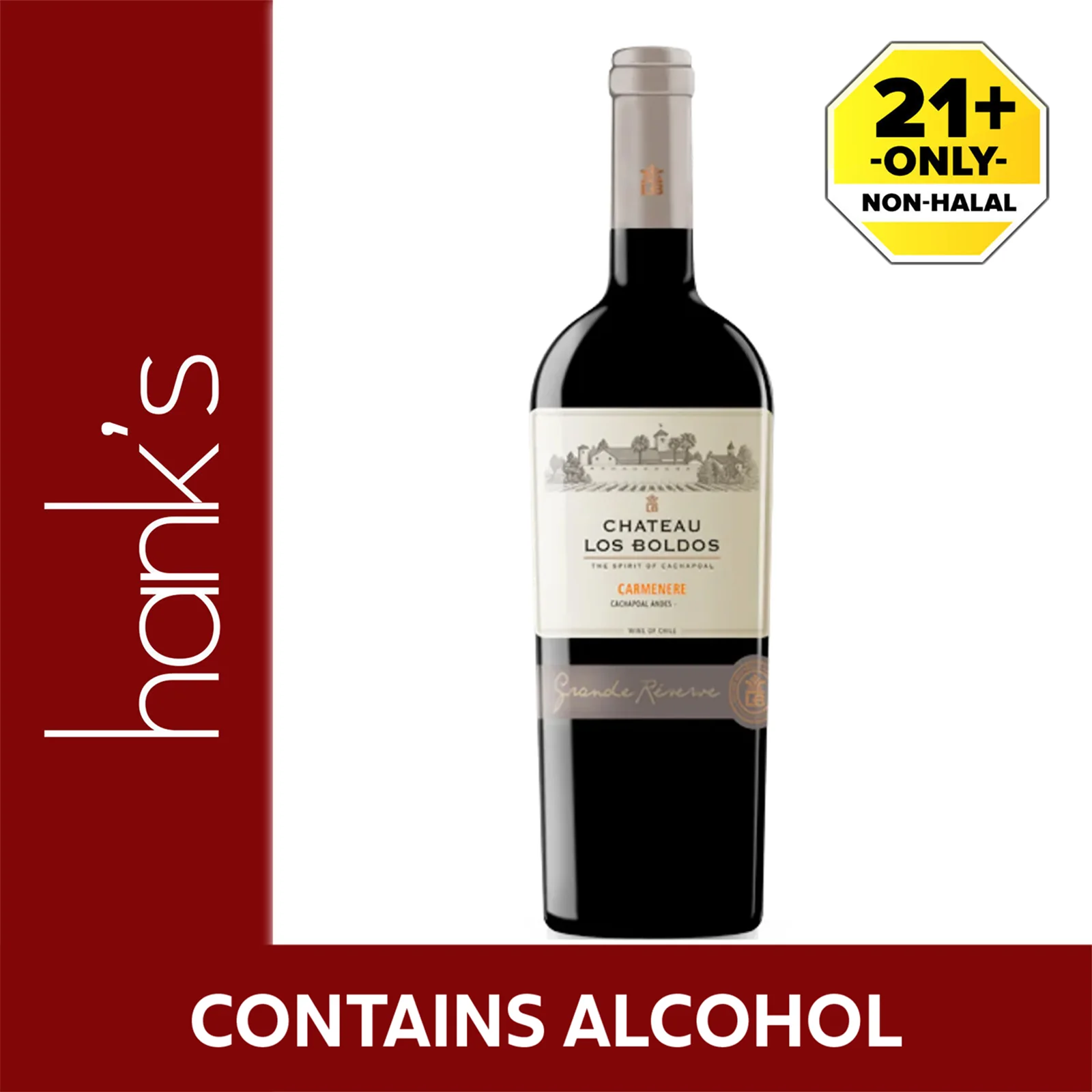 Chateau Los Boldos Gran Reserva Carmenere 750ml - Image 2